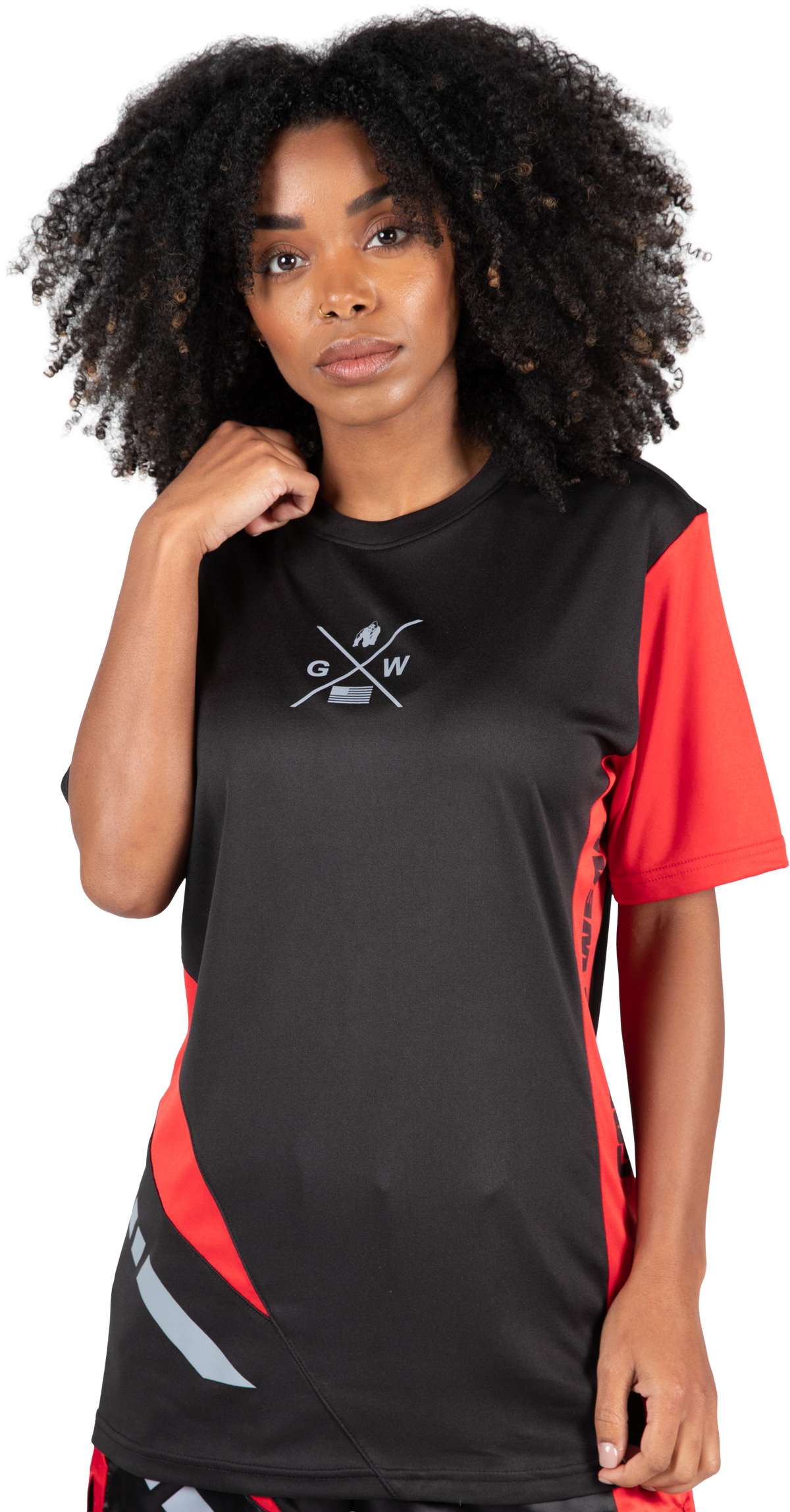 Gorilla Wear Hornell T-Shirt T-Shirt & Tops Black/Red