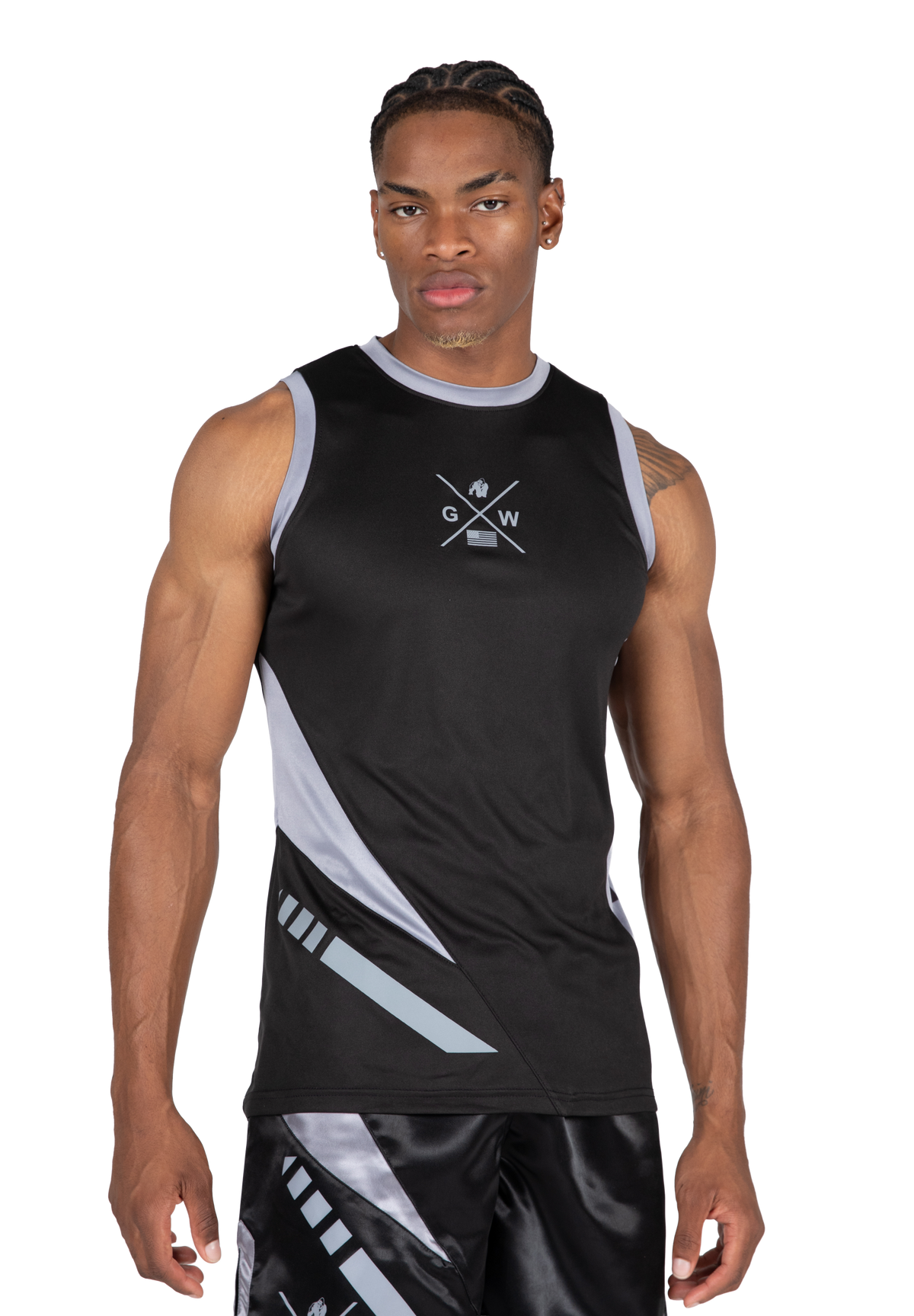 Gorilla Wear Hornell Tank Top Tank Top Black/Gray
