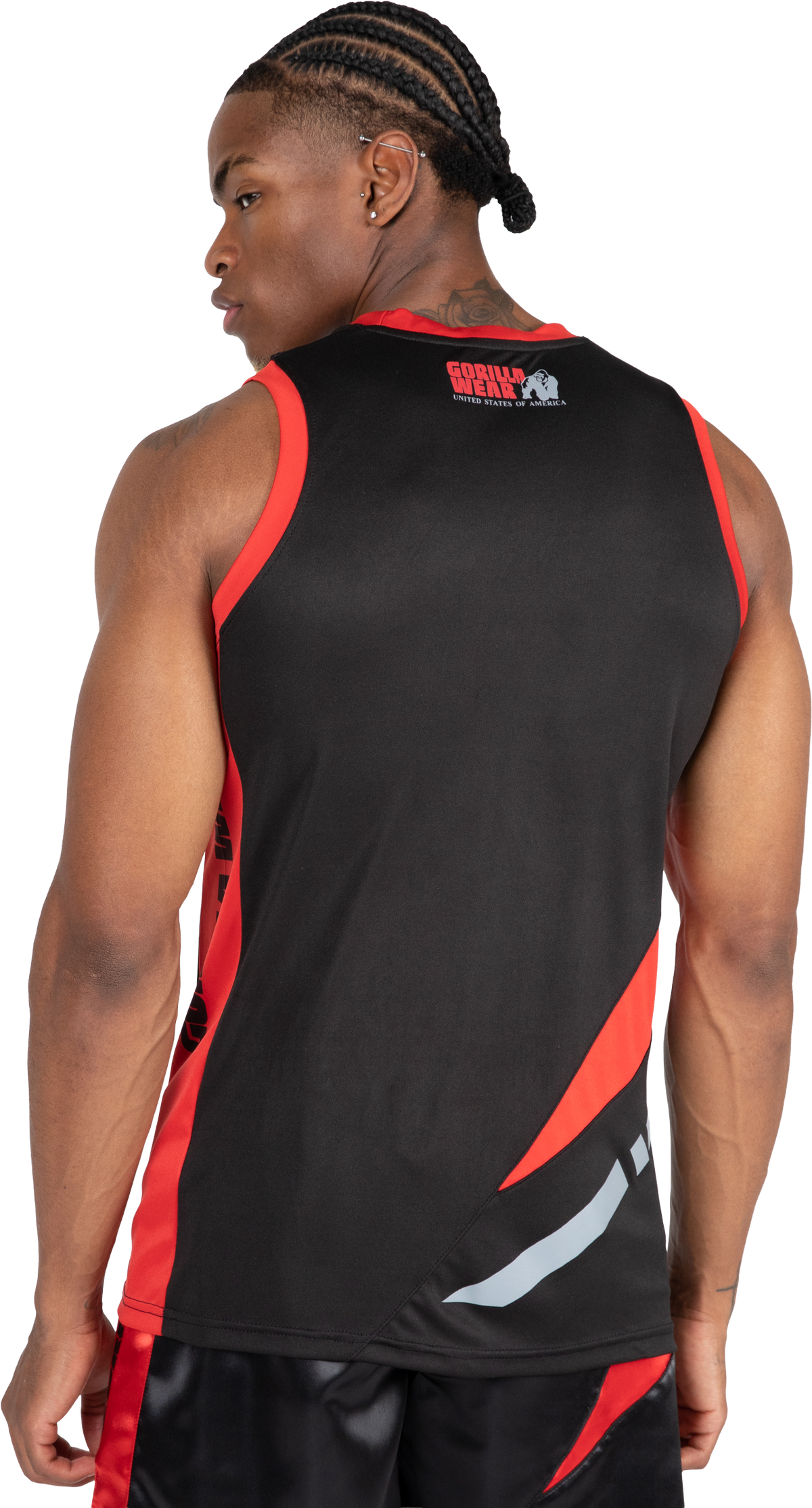Gorilla Wear Hornell Tank Top Tank Top Black/Red