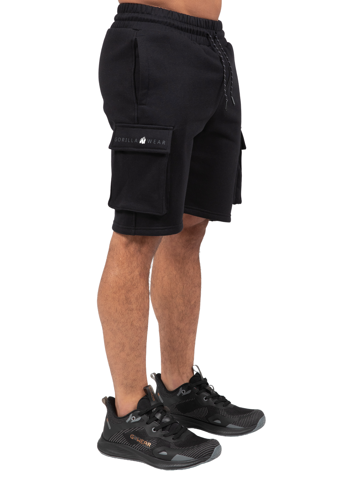 Gorilla Wear Hudson Cargo Sweat Shorts Shorts Black