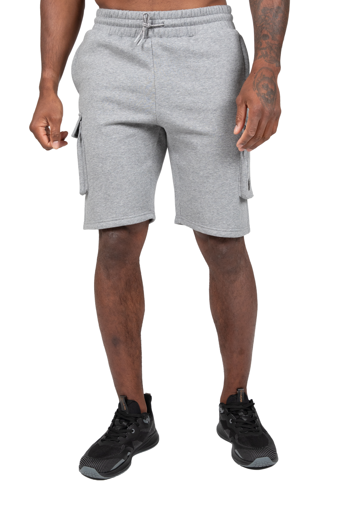 Gorilla Wear Hudson Cargo Sweat Shorts Shorts Gray Melange