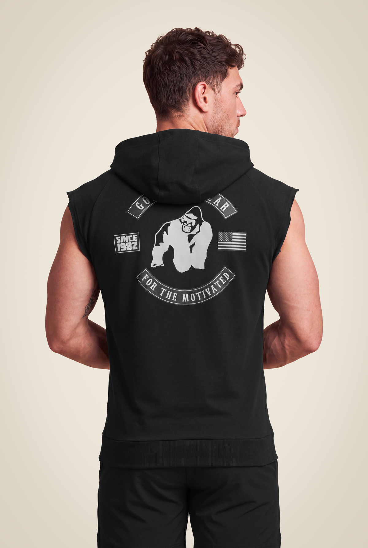 Gorilla Wear Huntley Sleeveless Hoodie Hoodie & Sweatshirt Black
