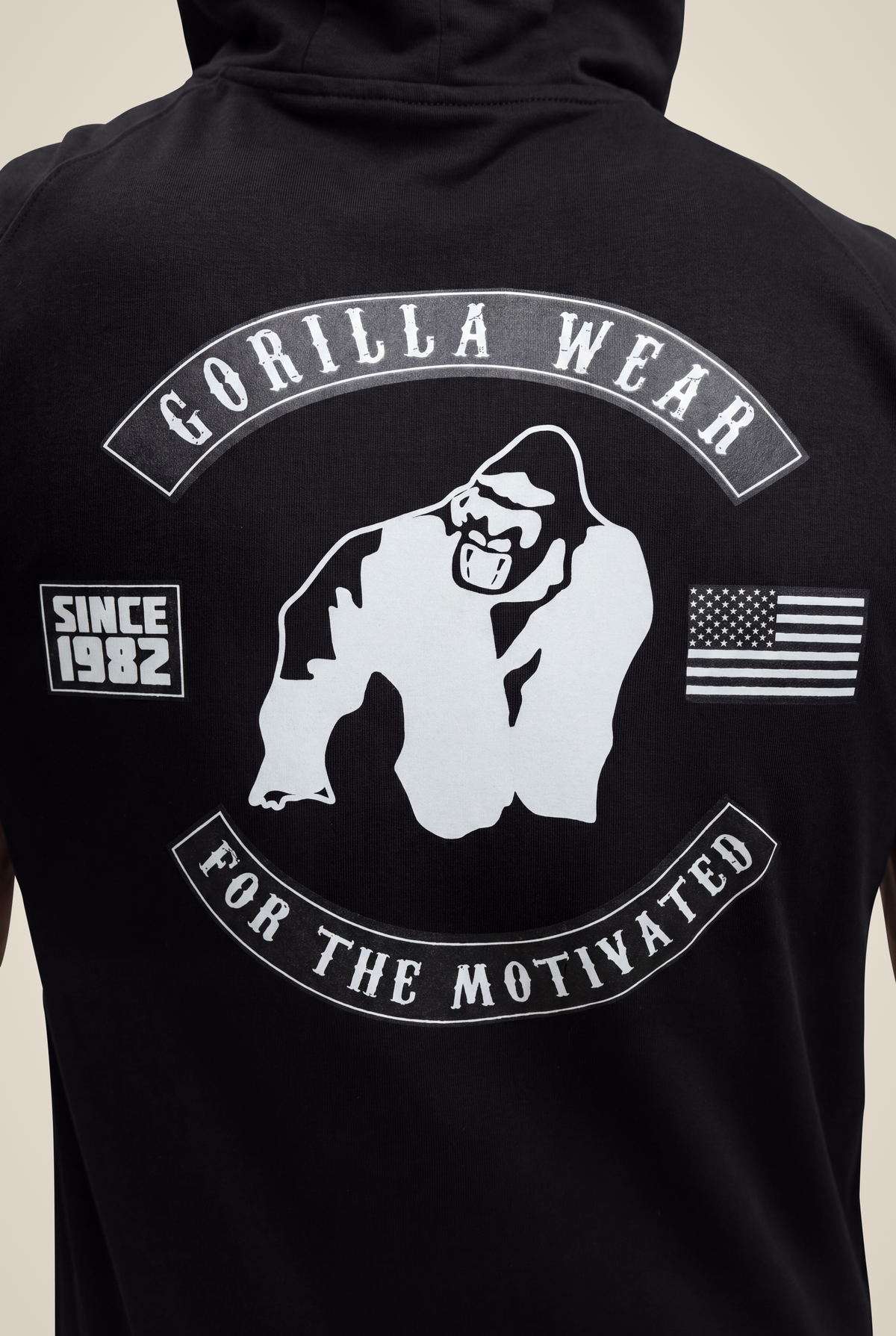 Gorilla Wear Huntley Sleeveless Hoodie Hoodie & Sweatshirt Black