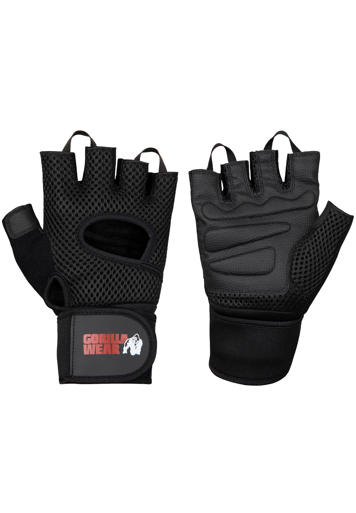 Gorilla Wear Jackson Lifting Gloves Workout Gloves & Grips Black