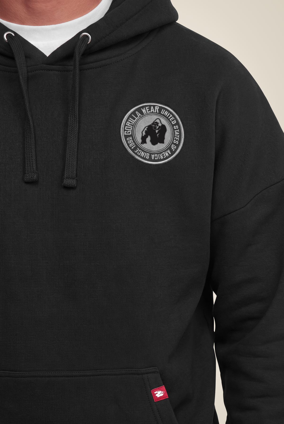 Gorilla Wear Jordan Oversized Hoodie Hoodie & Sweatshirt Black
