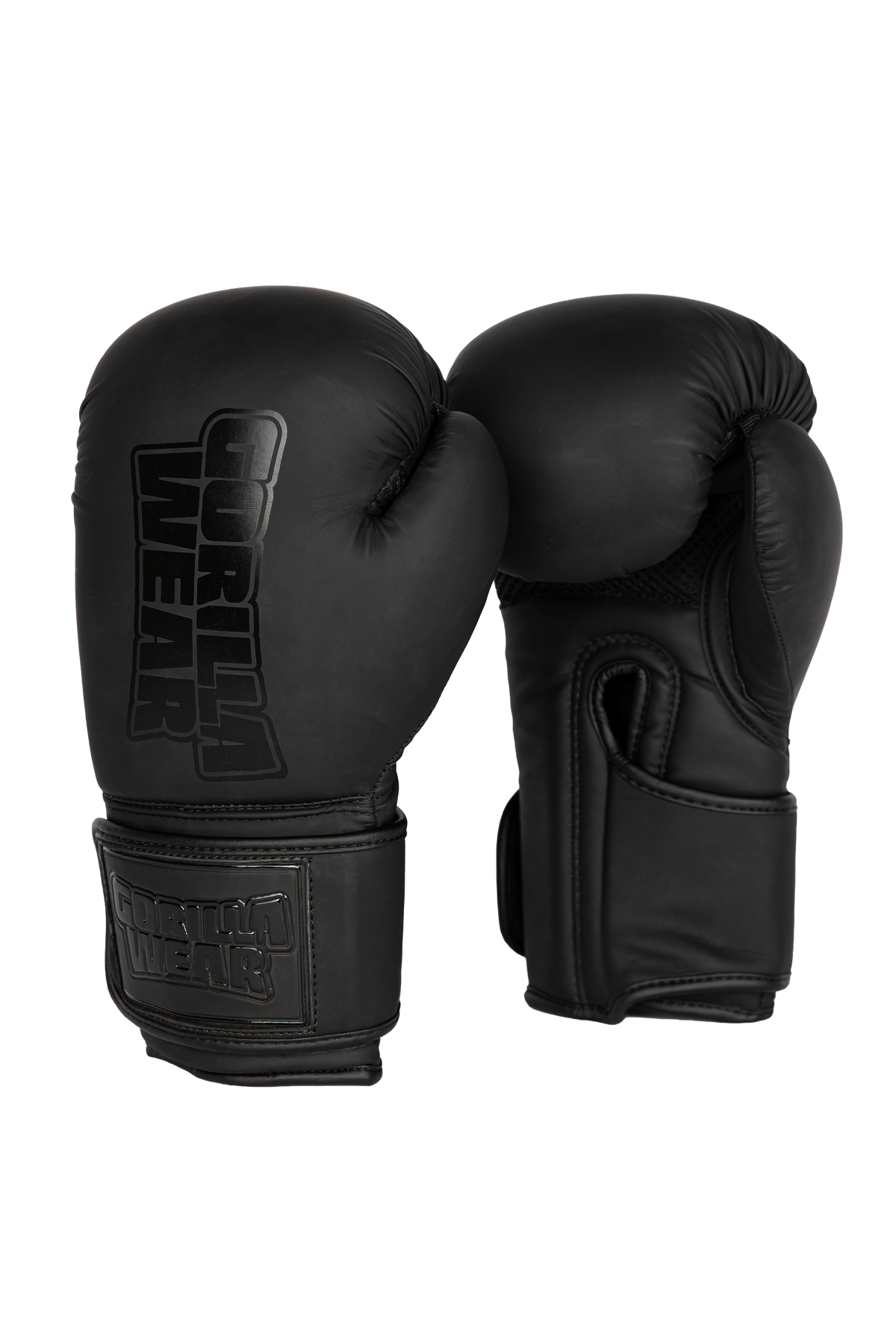Gorilla Wear Kodiak Boxing Gloves - Black - Product View