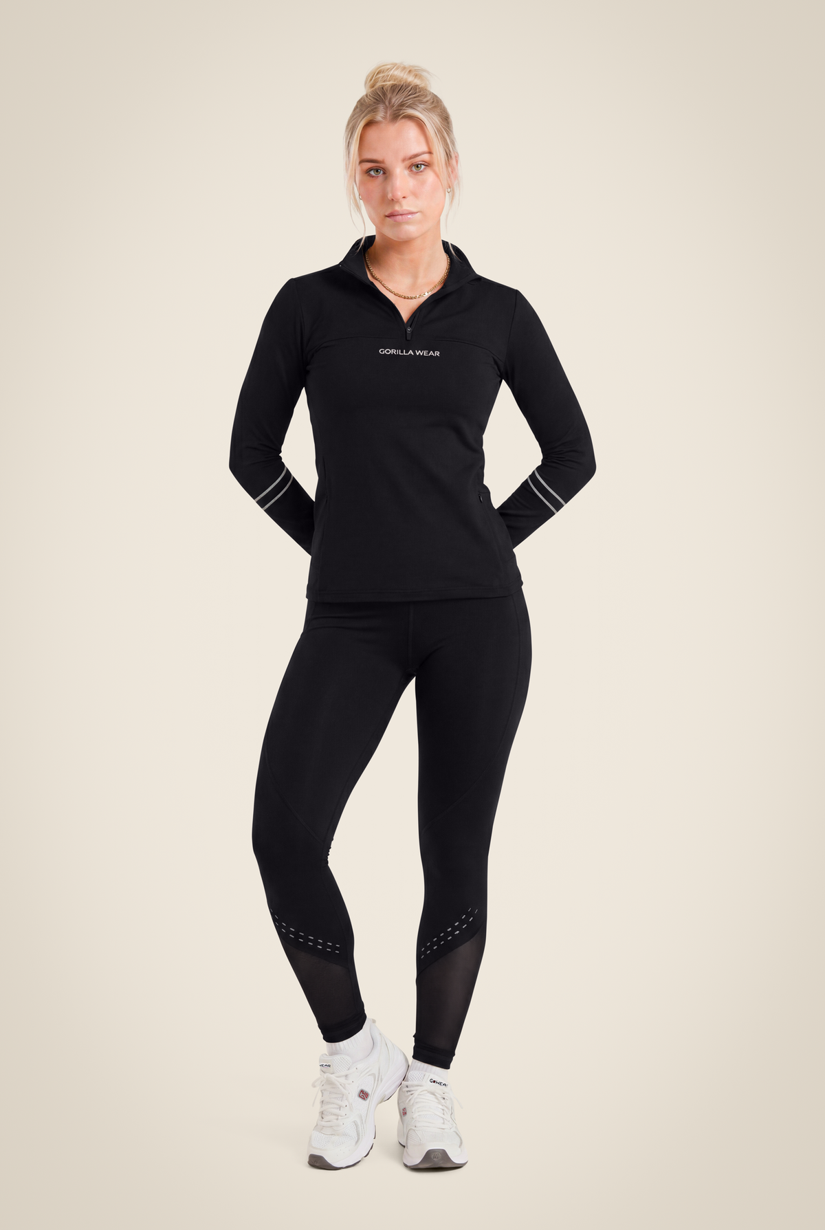 Gorilla Wear Laconia Long Sleeve - Black - Full Body