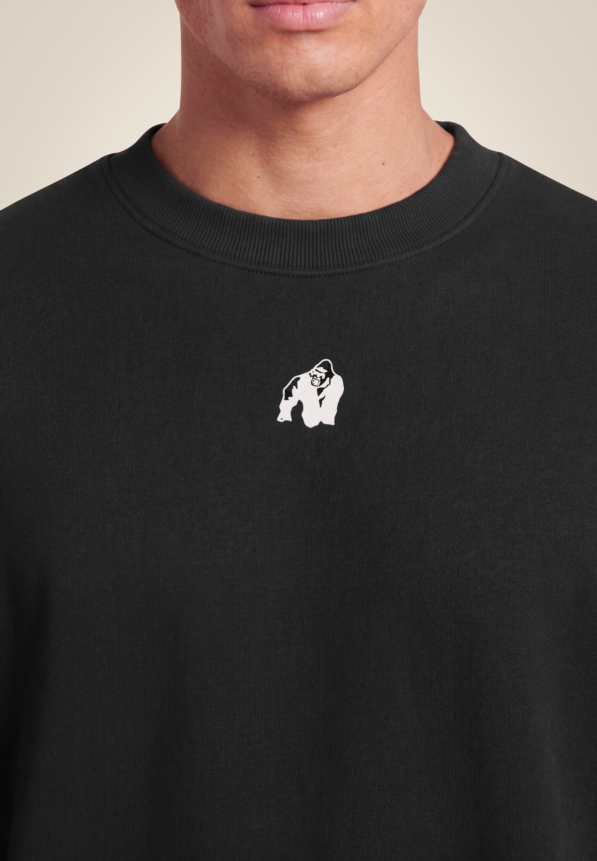 Gorilla Wear Leeds Oversized Sweater Hoodie & Sweatshirt Black
