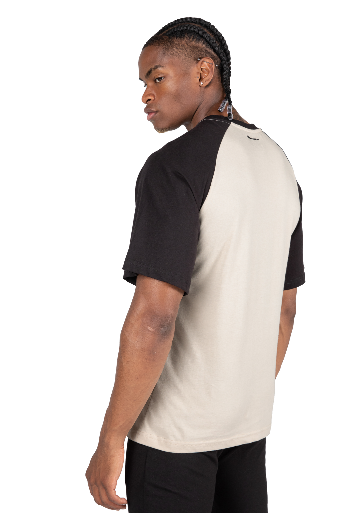 Gorilla Wear Logan Oversized T-Shirt T-Shirt & Tops Beige/Black