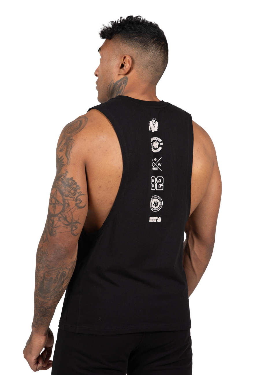Gorilla Wear Lopez Drop Armhole Tank Top Tank Top Black