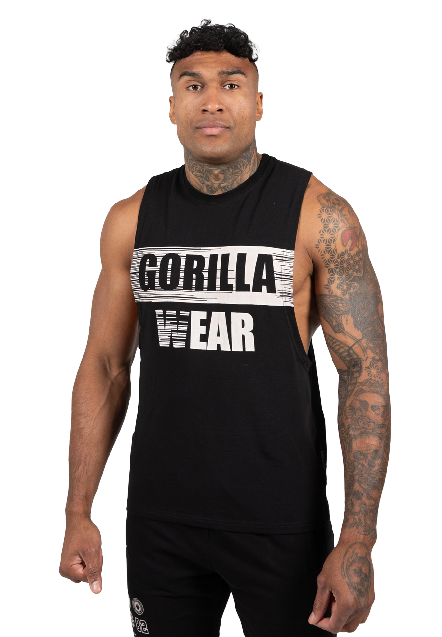 Gorilla Wear Lopez Drop Armhole Tank Top Tank Top Black
