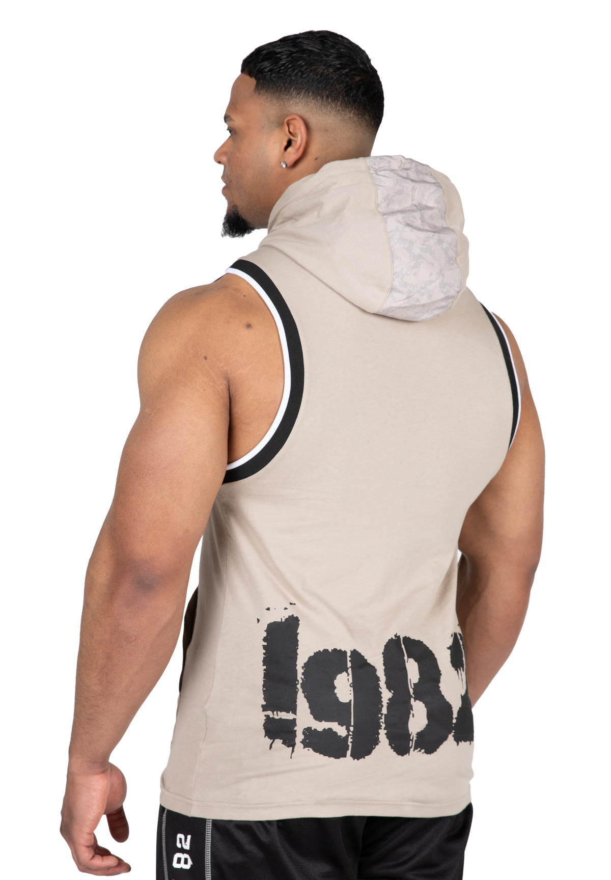 Gorilla Wear Loretto Hooded Tank Top Tank Top Beige