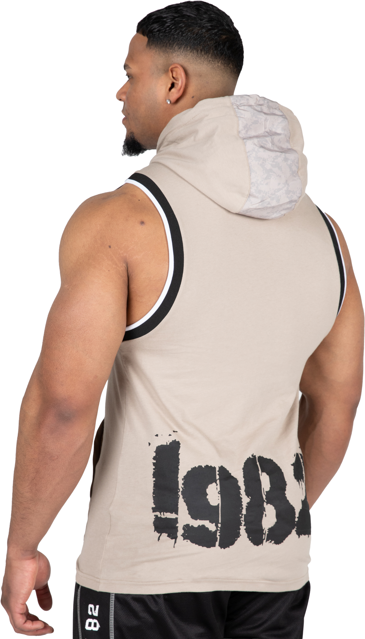 Gorilla Wear Loretto Hooded Tank Top Tank Top Beige