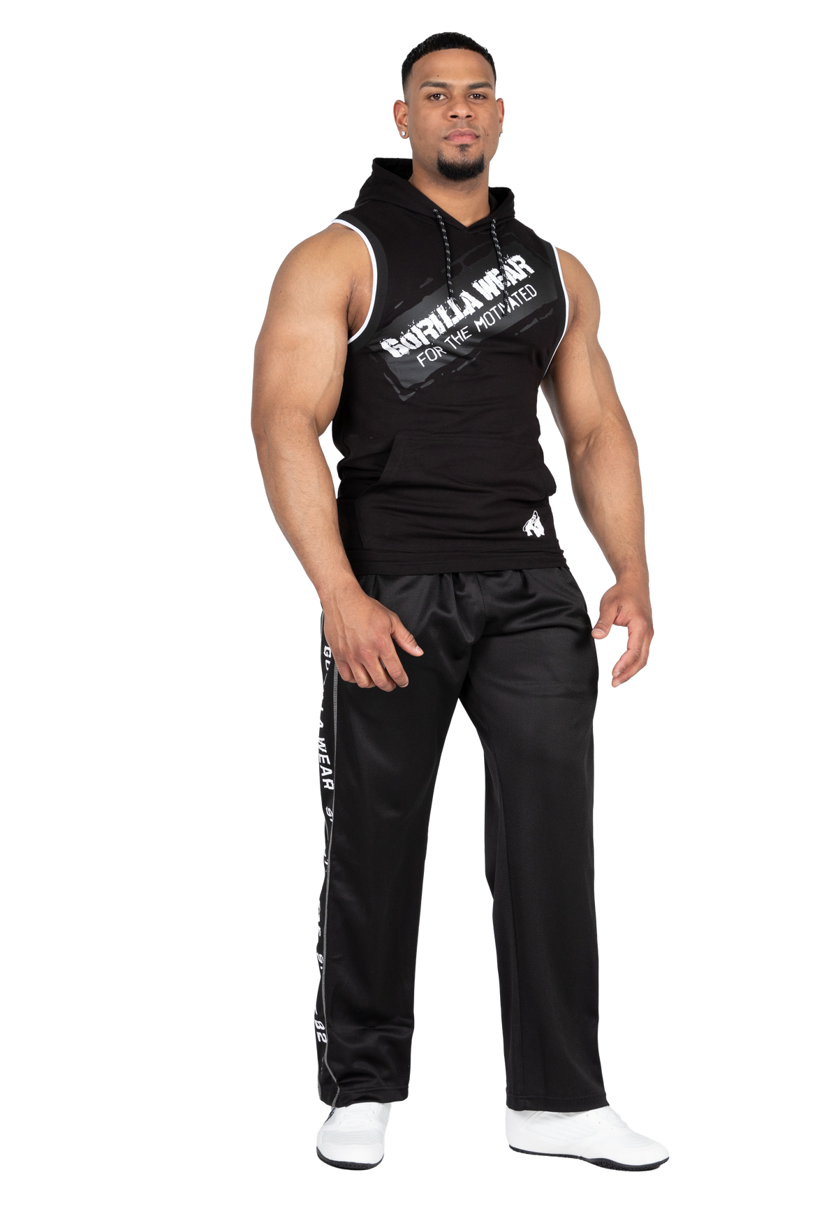 Gorilla Wear Loretto Hooded Tank Top Tank Top Black