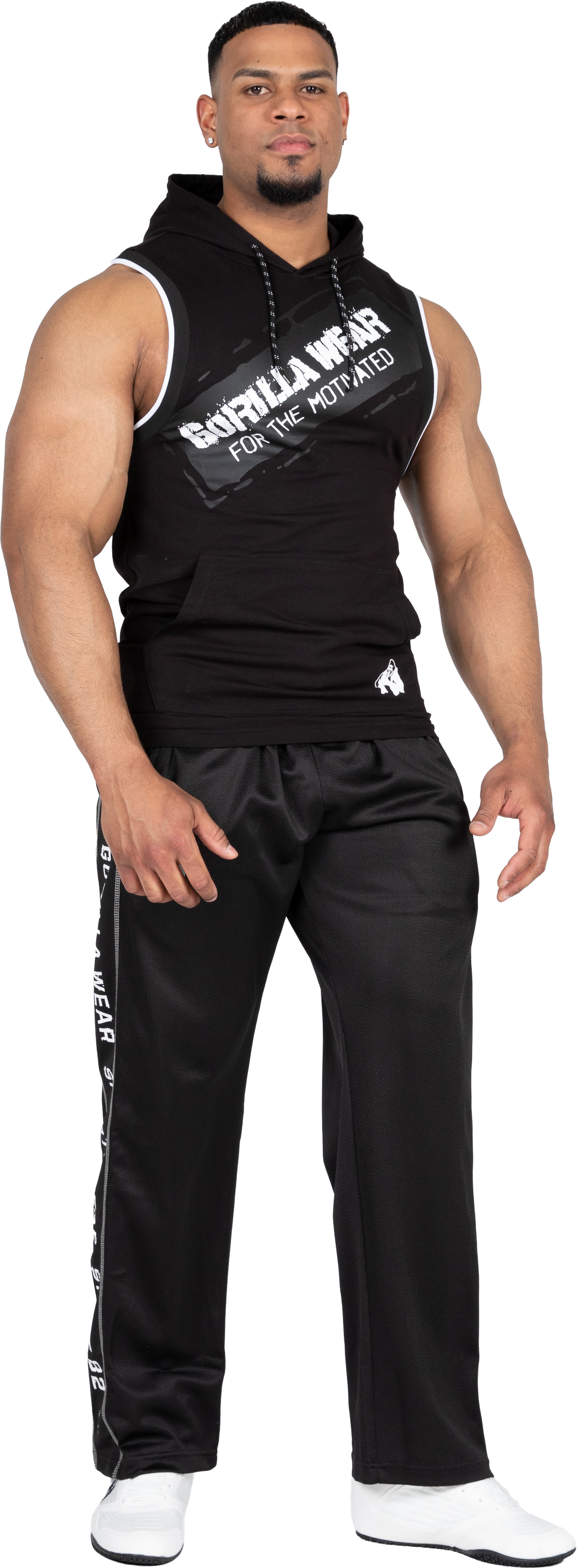 Gorilla Wear Loretto Hooded Tank Top Tank Top Black