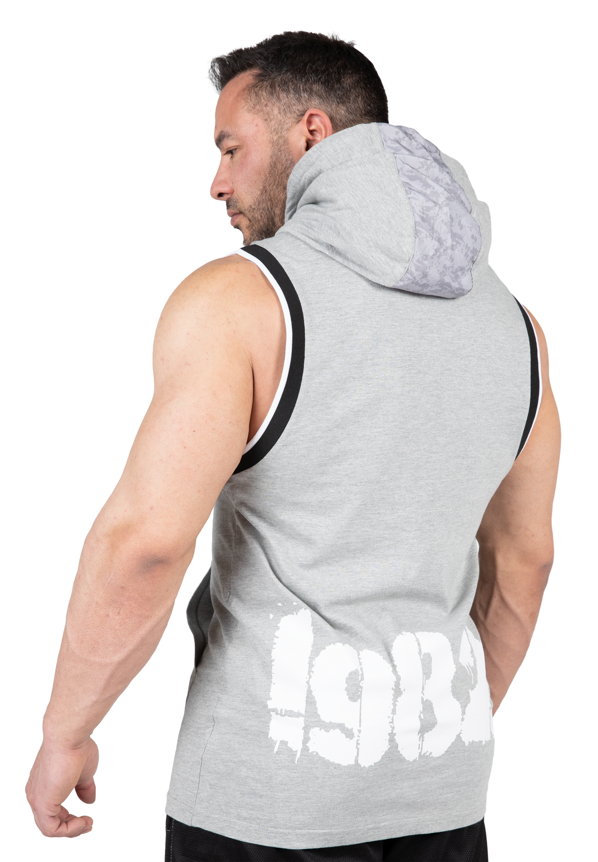 Gorilla Wear Loretto Hooded Tank Top Tank Top Gray Melange