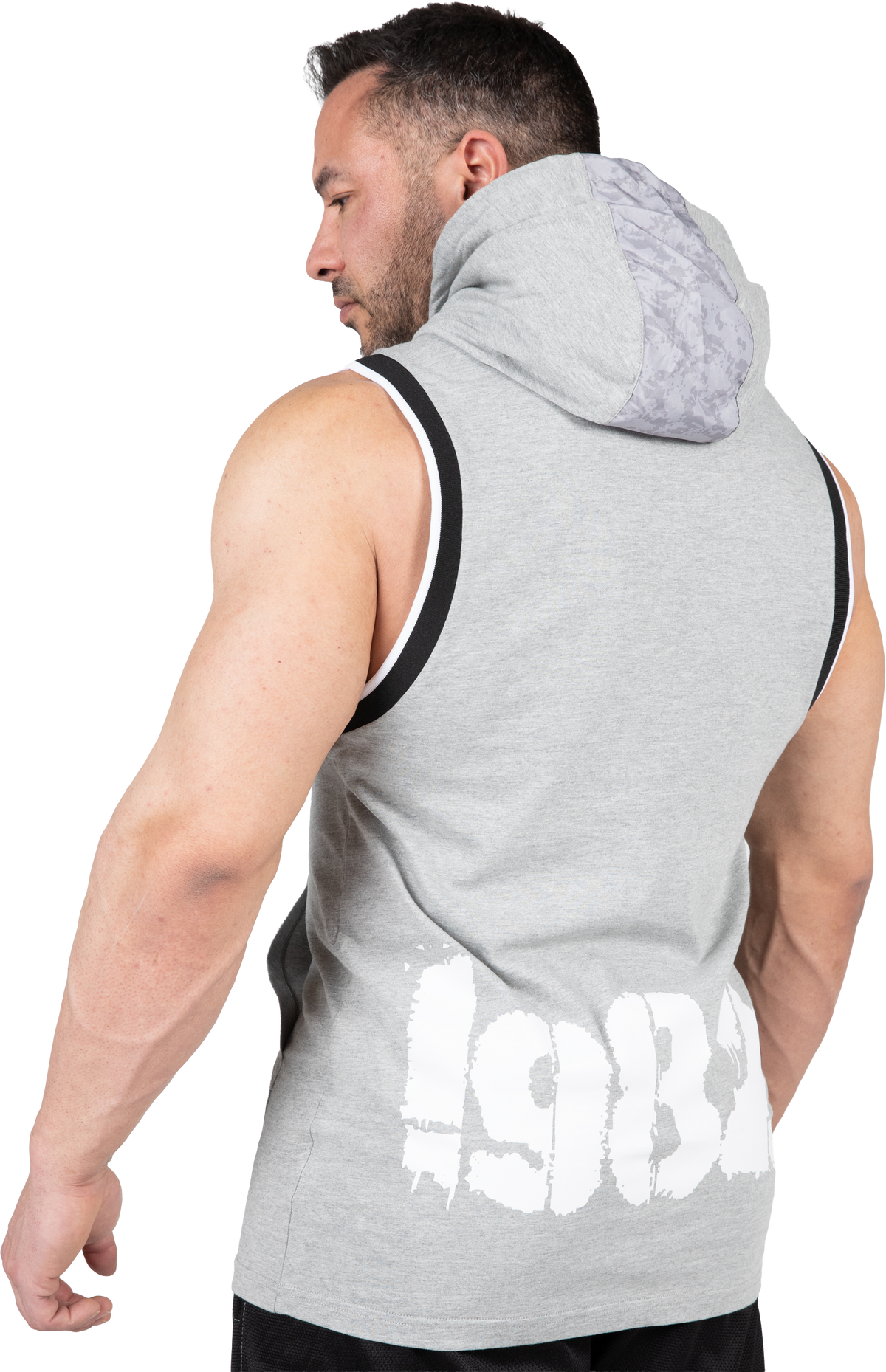 Gorilla Wear Loretto Hooded Tank Top Tank Top Gray Melange