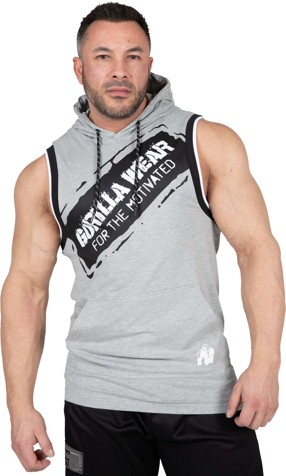 Gorilla Wear Loretto Hooded Tank Top Tank Top Gray Melange