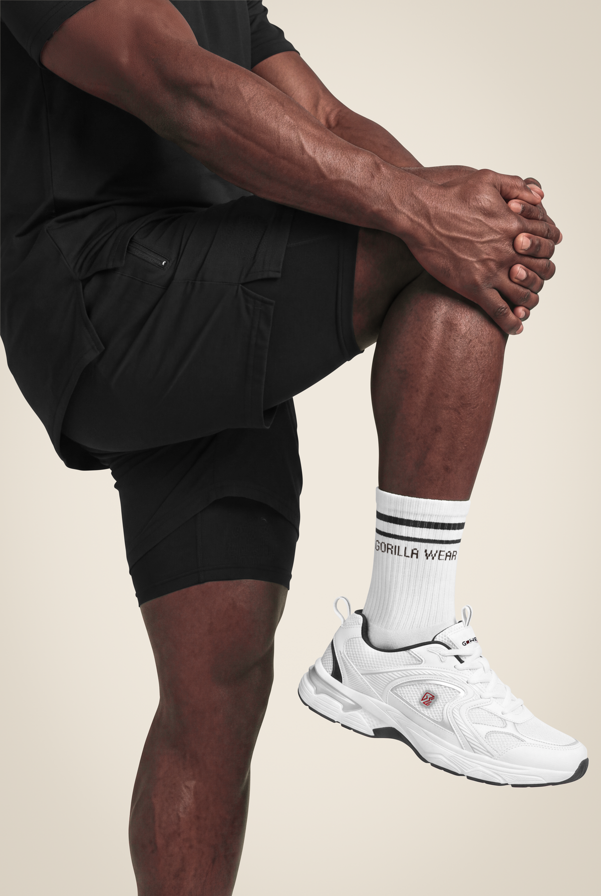 Gorilla Wear Lowell 2-In-1 Shorts Shorts Black