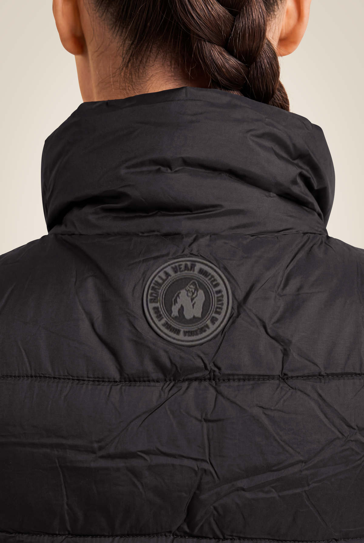 Gorilla Wear Lucia Puffer Vest Jacket Black
