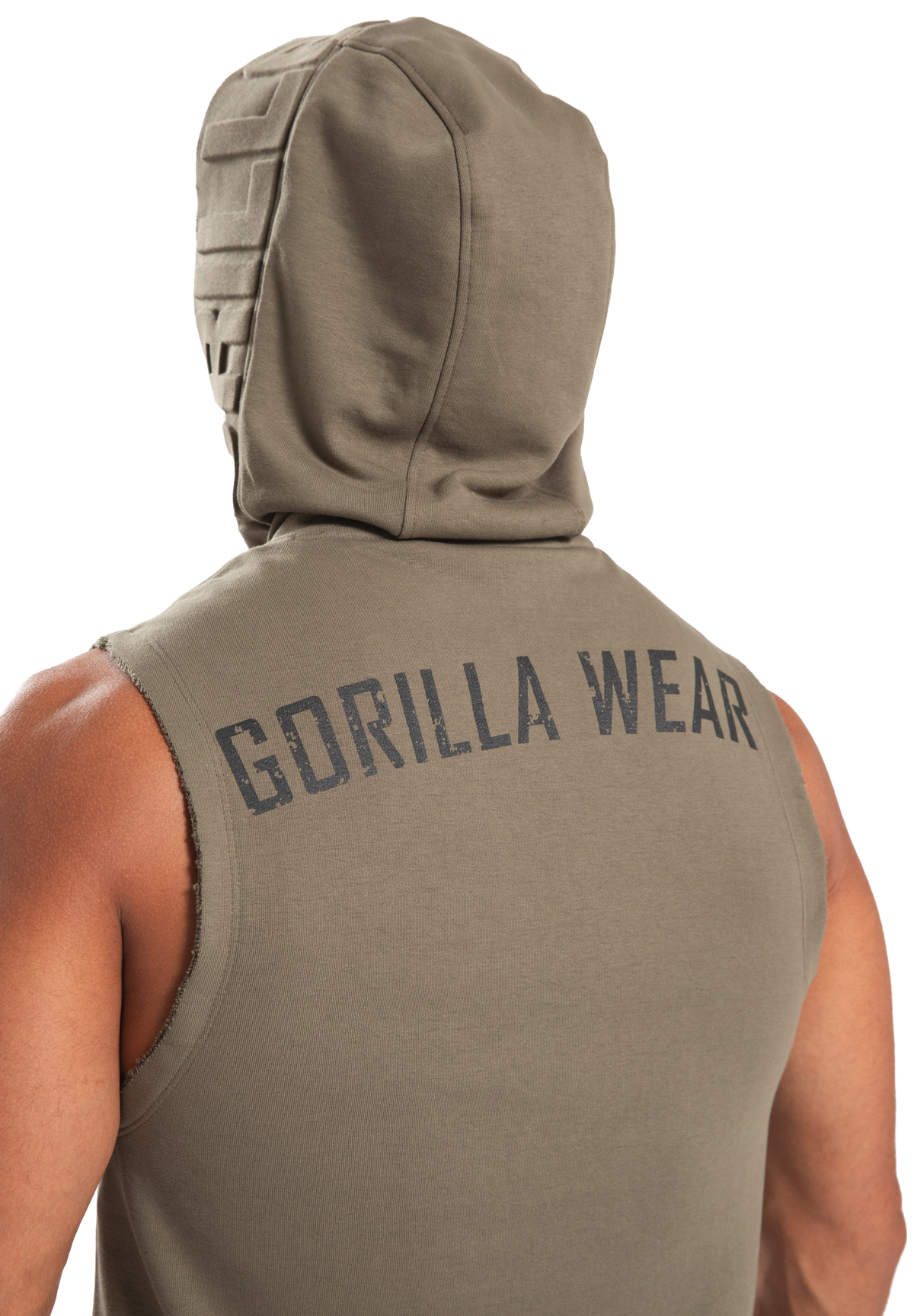 Gorilla Wear Marshall Sleeveless Hoodie Hoodie & Sweatshirt Army Green