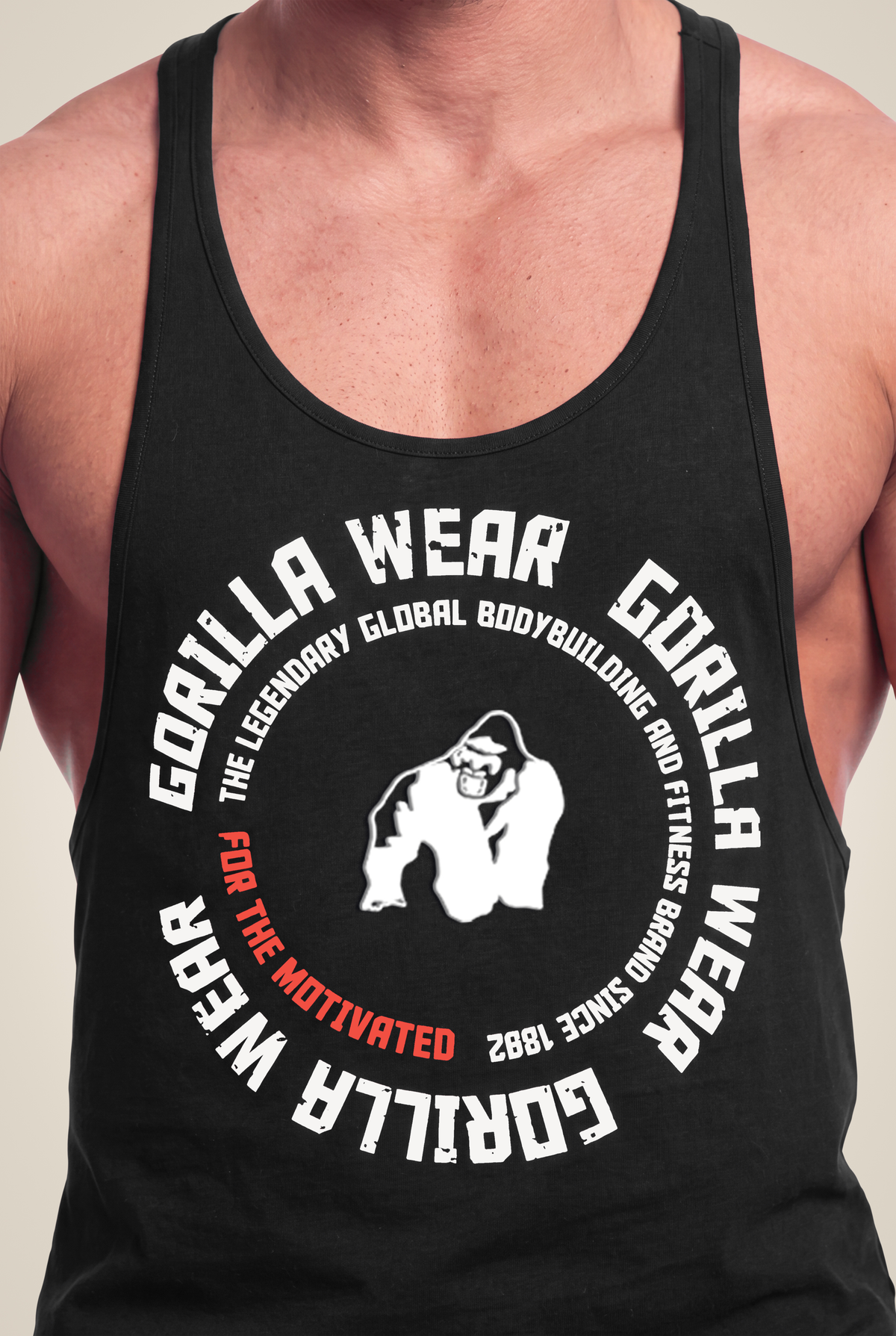Gorilla Wear Melrose Stringer - Black - Detail View