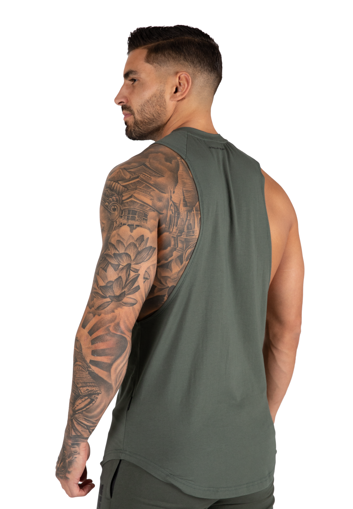 Gorilla Wear Milo Drop Armhole Tank Top Tank Top Green