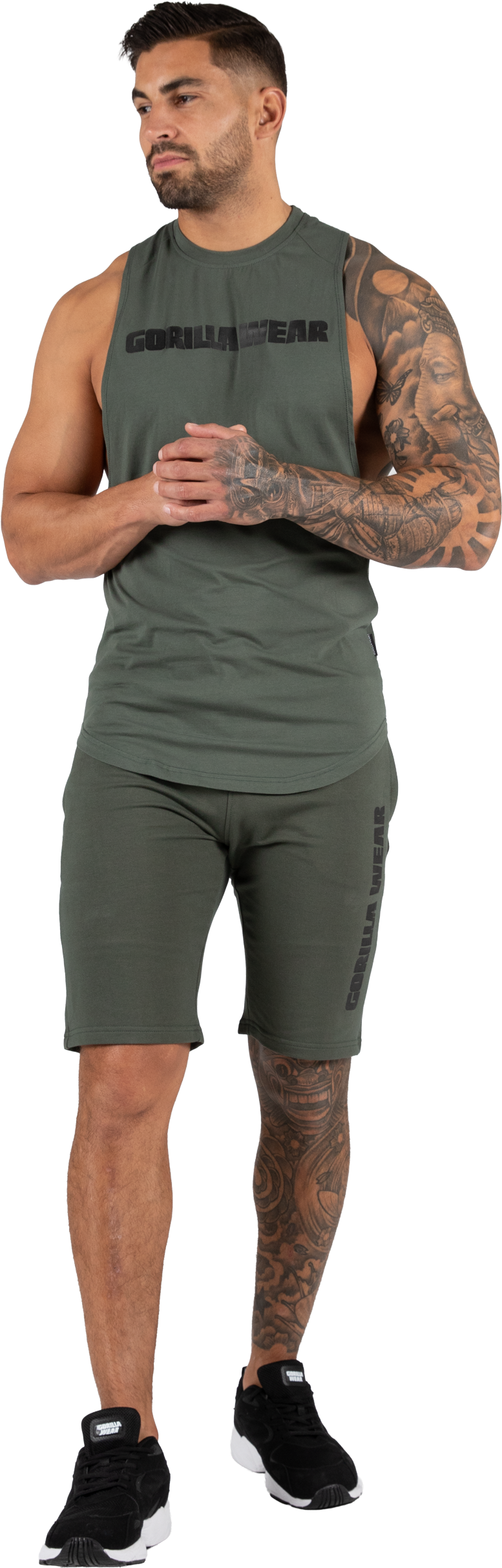Gorilla Wear Milo Drop Armhole Tank Top Tank Top Green