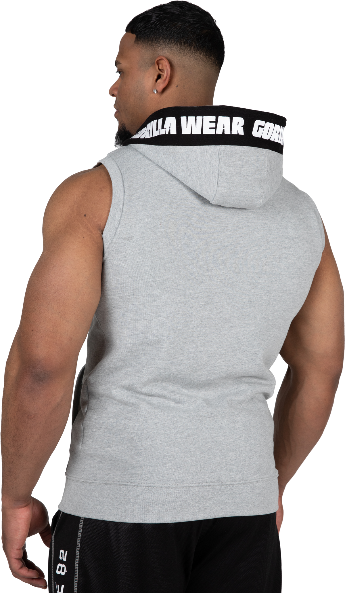 Gorilla Wear Milwaukee S/L Zipped Hoodie Hoodie & Sweatshirt Gray Melange