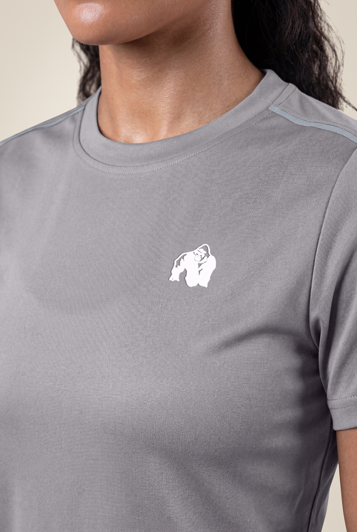 Gorilla Wear Mokena T-Shirt - Gray - Detail View