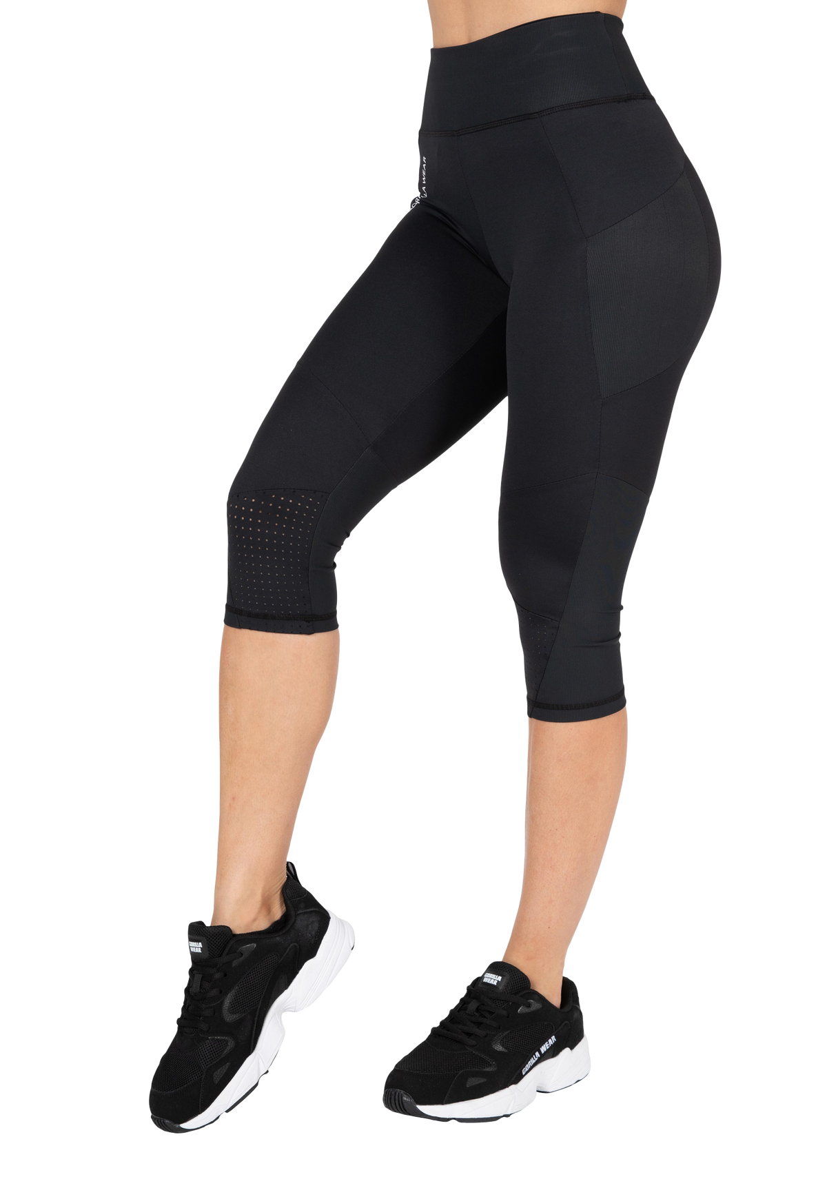 Gorilla Wear Monroe Cropped Leggings Leggings Black