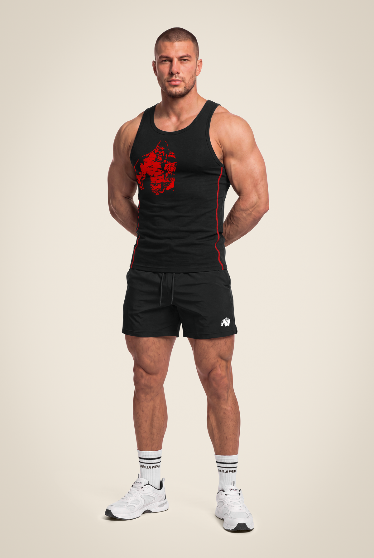 Gorilla Wear Monterey Tank Top Tank Top Black/Red