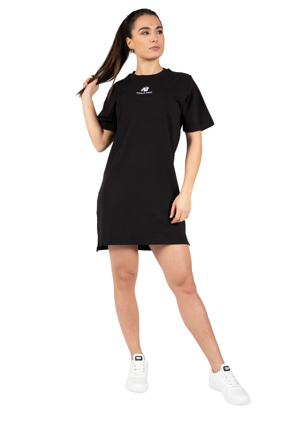 Gorilla Wear Neenah T-Shirt Dress T-Shirt & Tops Black