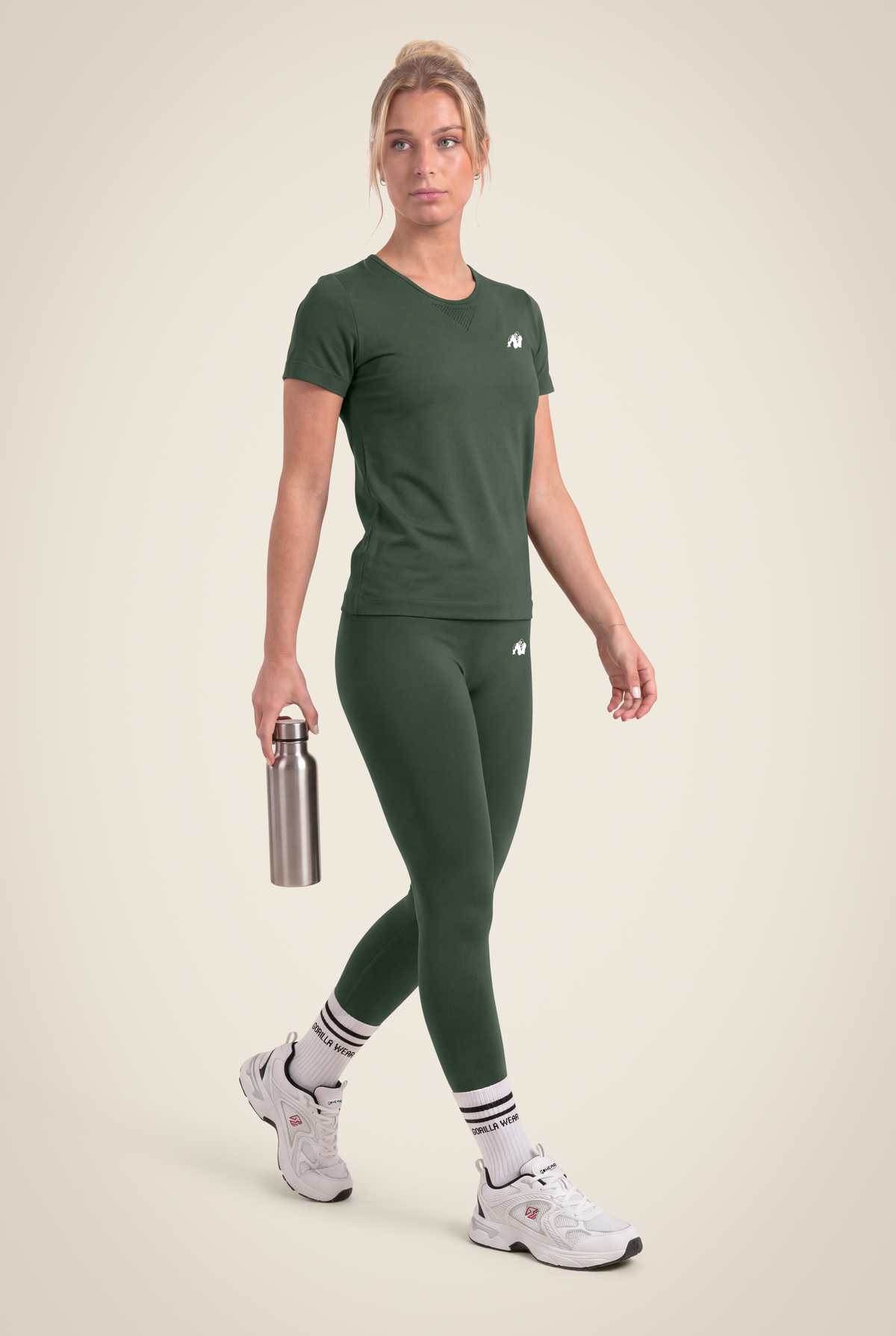 Gorilla Wear Neiro Seamless Leggings Leggings Army Green