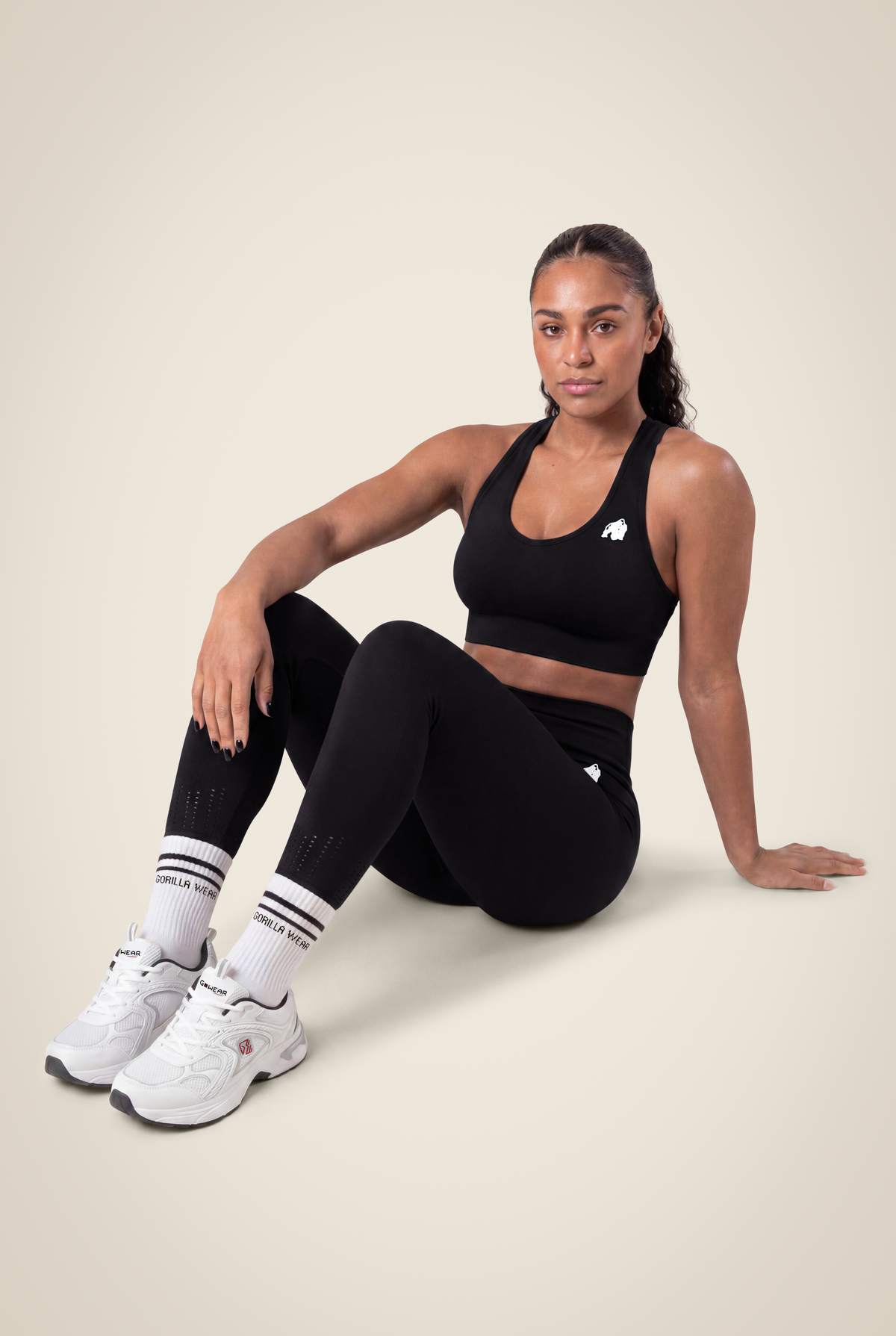 Gorilla Wear Neiro Seamless Sports Bra Sports Bra Black