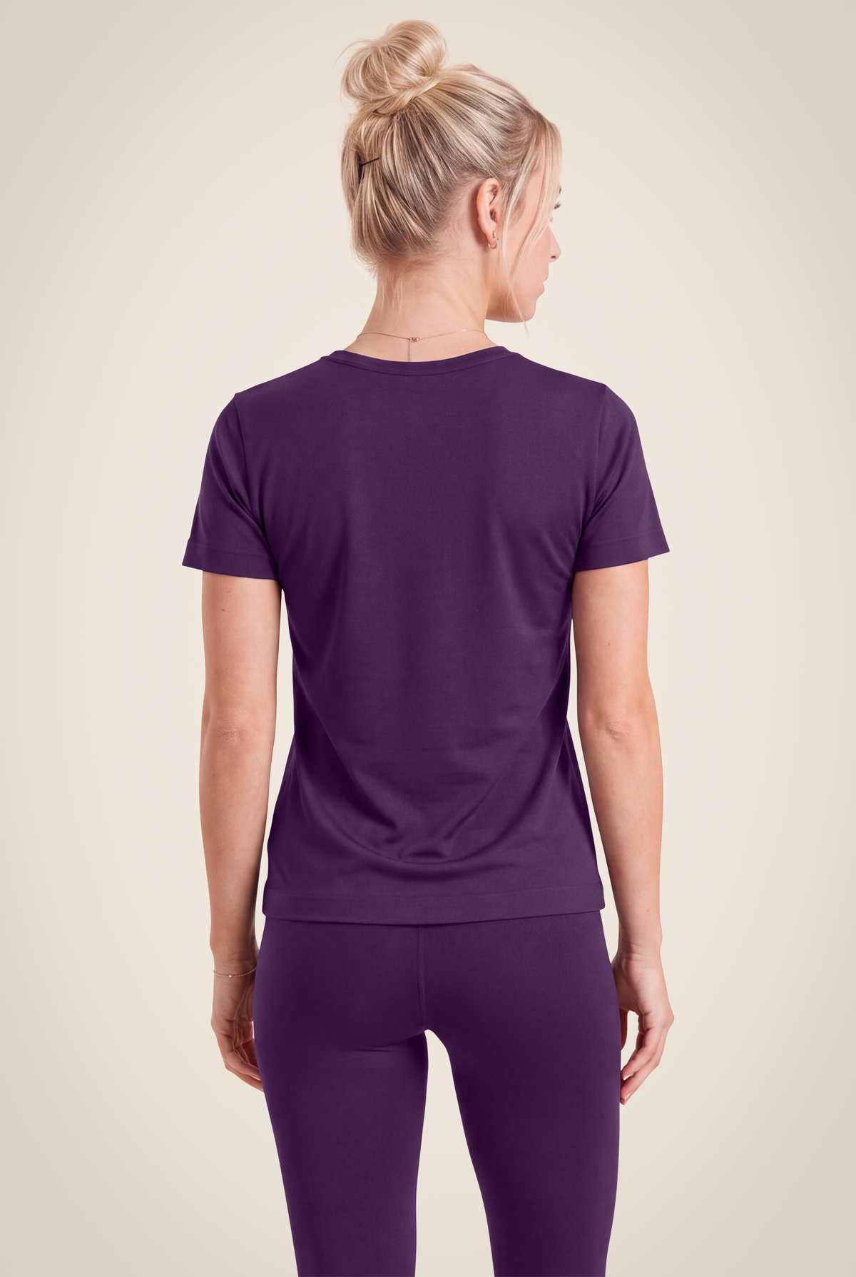Gorilla Wear Neiro Seamless T-Shirt - Purple - Back View