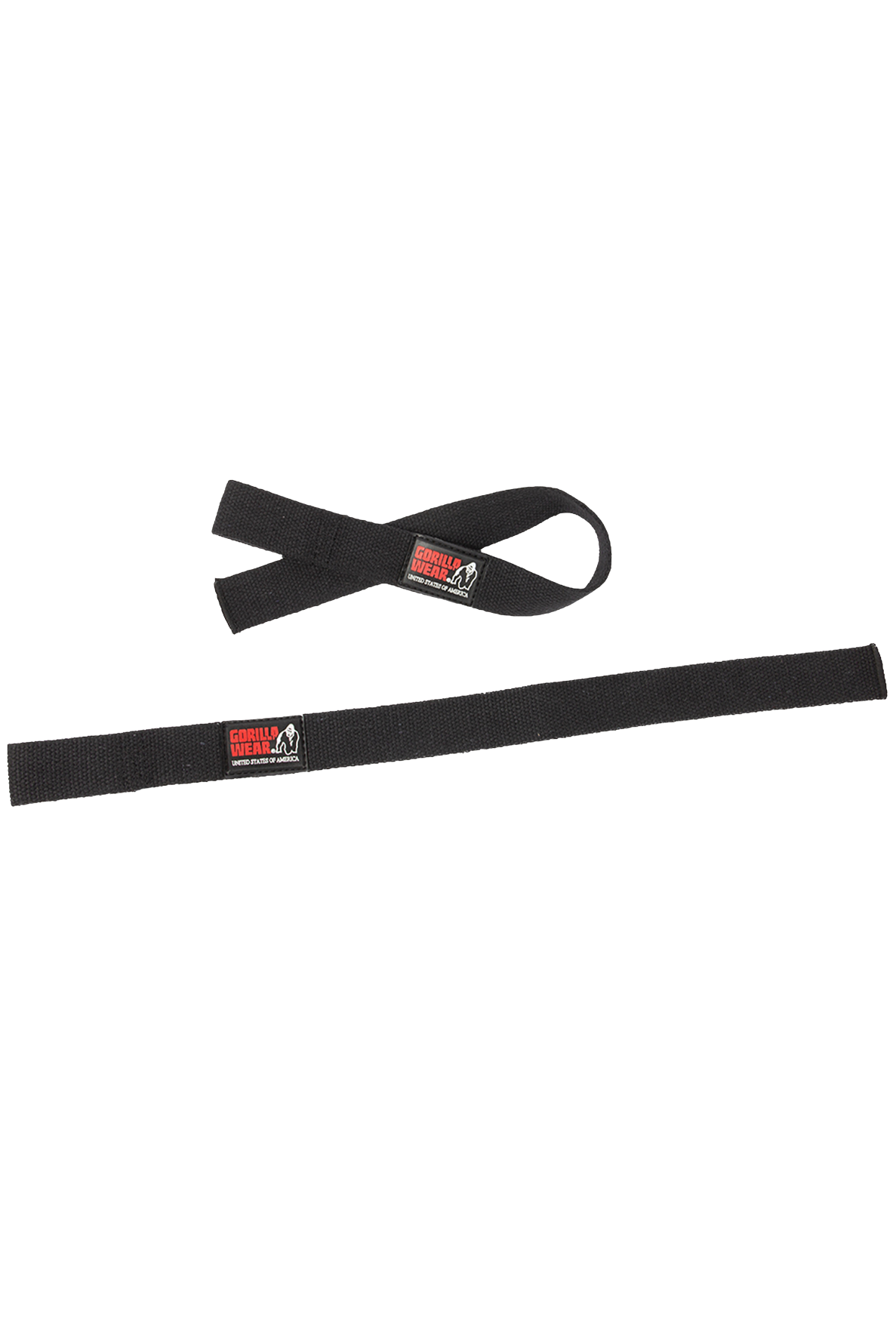 Gorilla Wear Non-Padded Lifting Straps Lifting Straps & Wraps Black