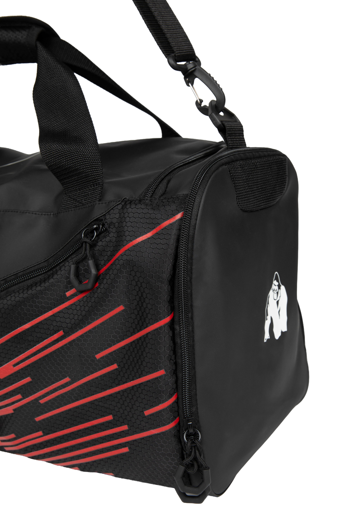 Gorilla Wear Ohio Gym Bag Gym Bags & Backpacks Black/Red