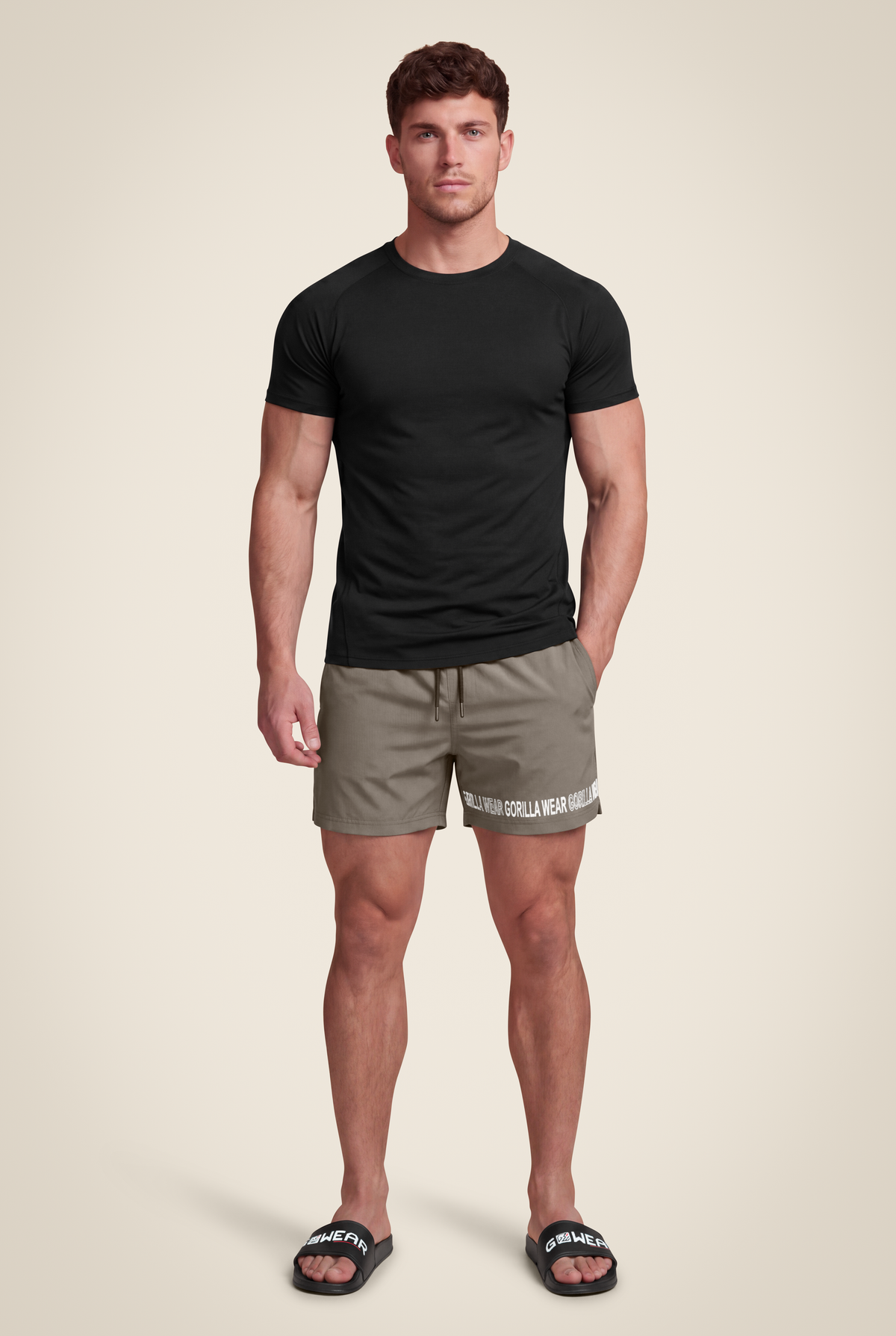 Gorilla Wear Otis Swim Shorts Shorts Army Green