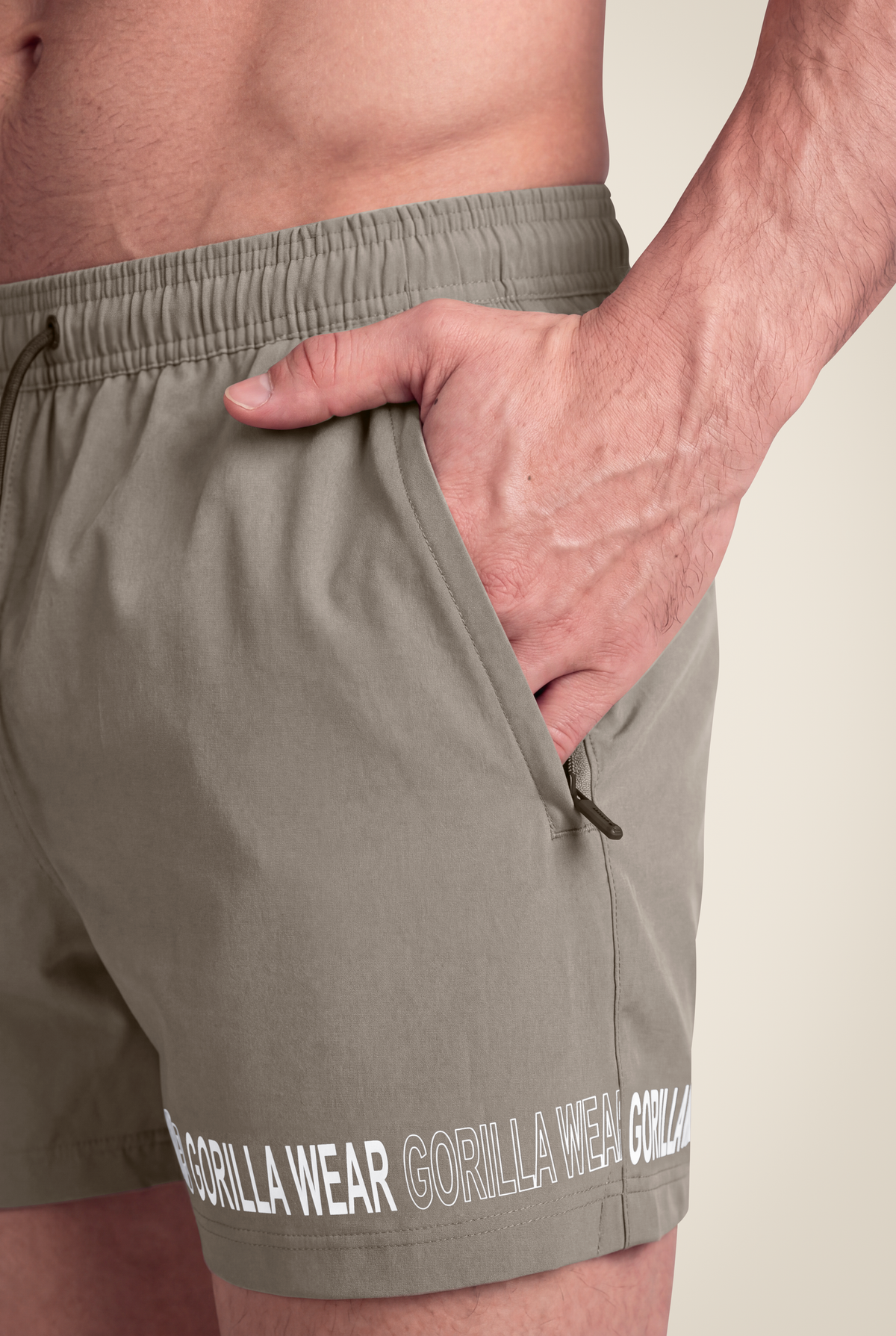 Gorilla Wear Otis Swim Shorts Shorts Army Green