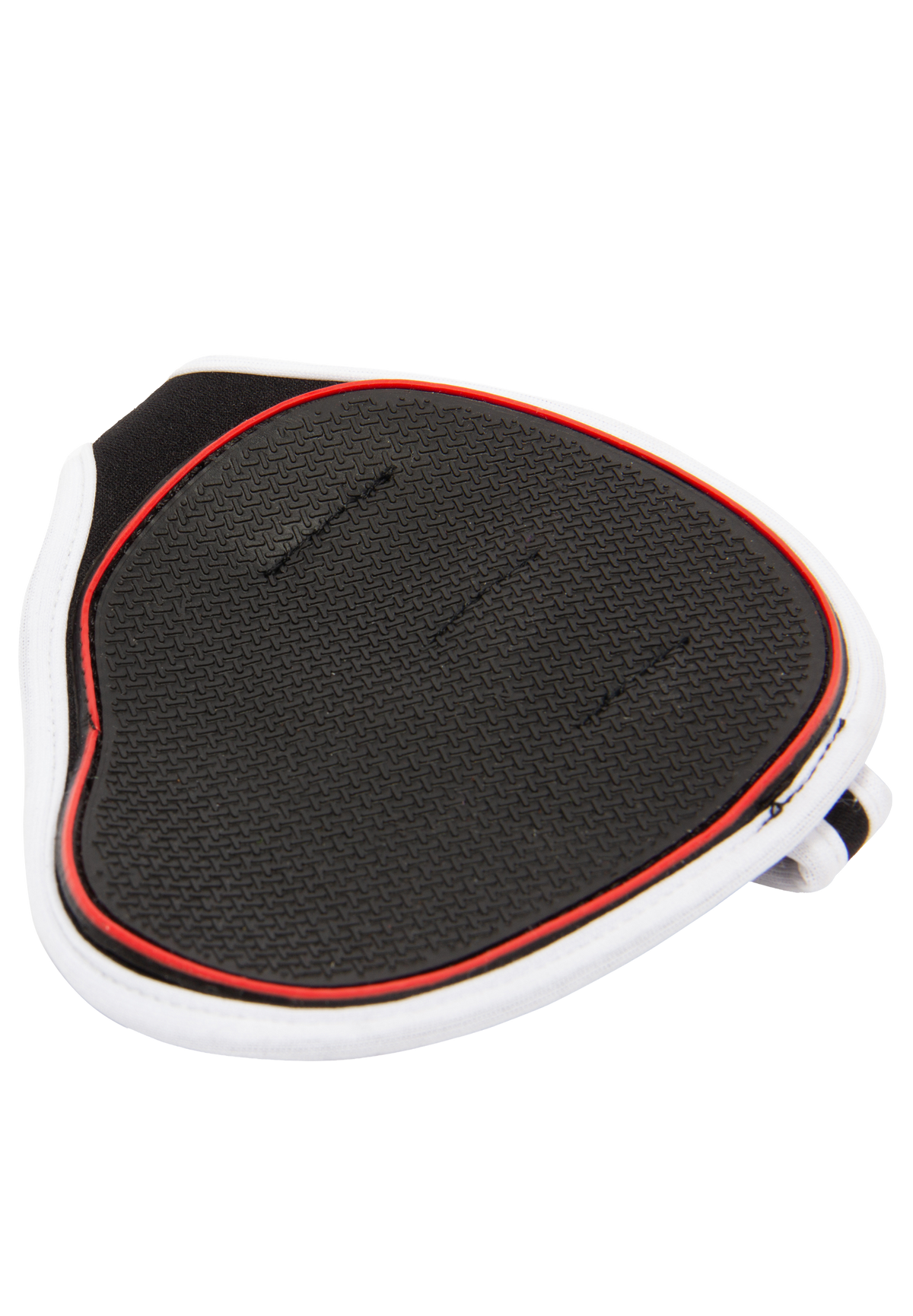 Gorilla Wear Palm Grip Pads - Black/Red - Back View