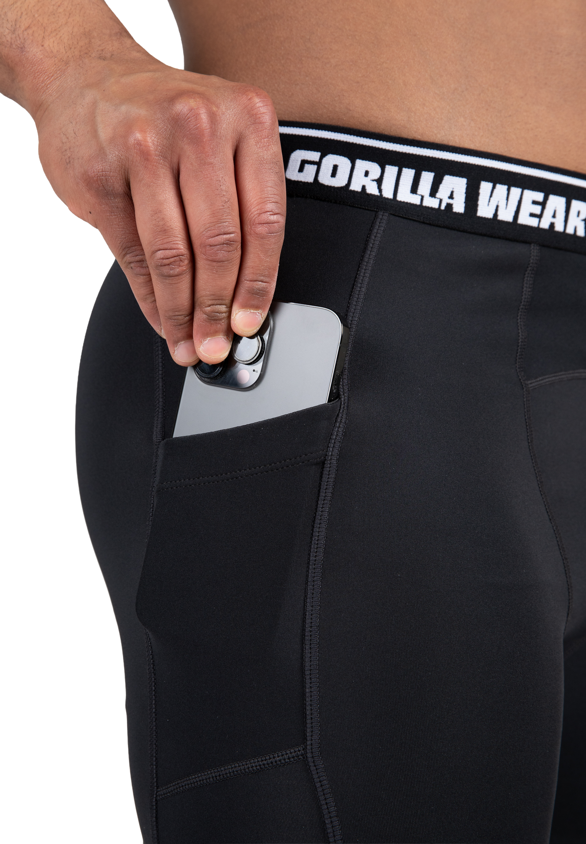 Gorilla Wear Philadelphia Men's Short Tights Tights Black