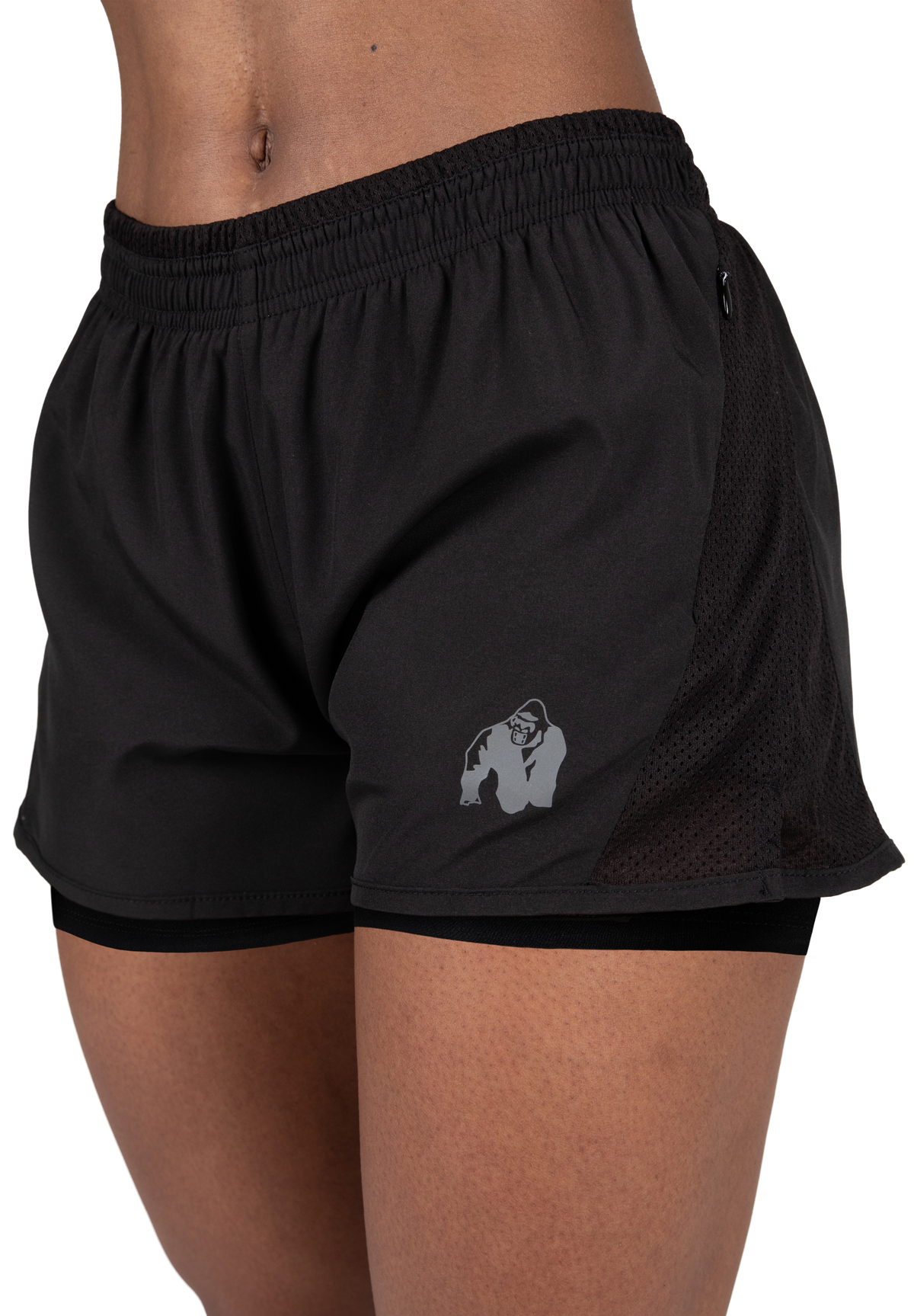 Gorilla Wear Portland 2-In-1 Shorts Shorts Black