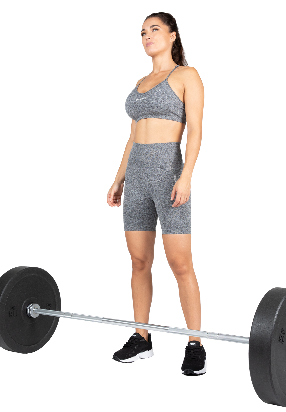 Gorilla Wear Quincy Seamless Cycling Shorts Shorts Gray Melange