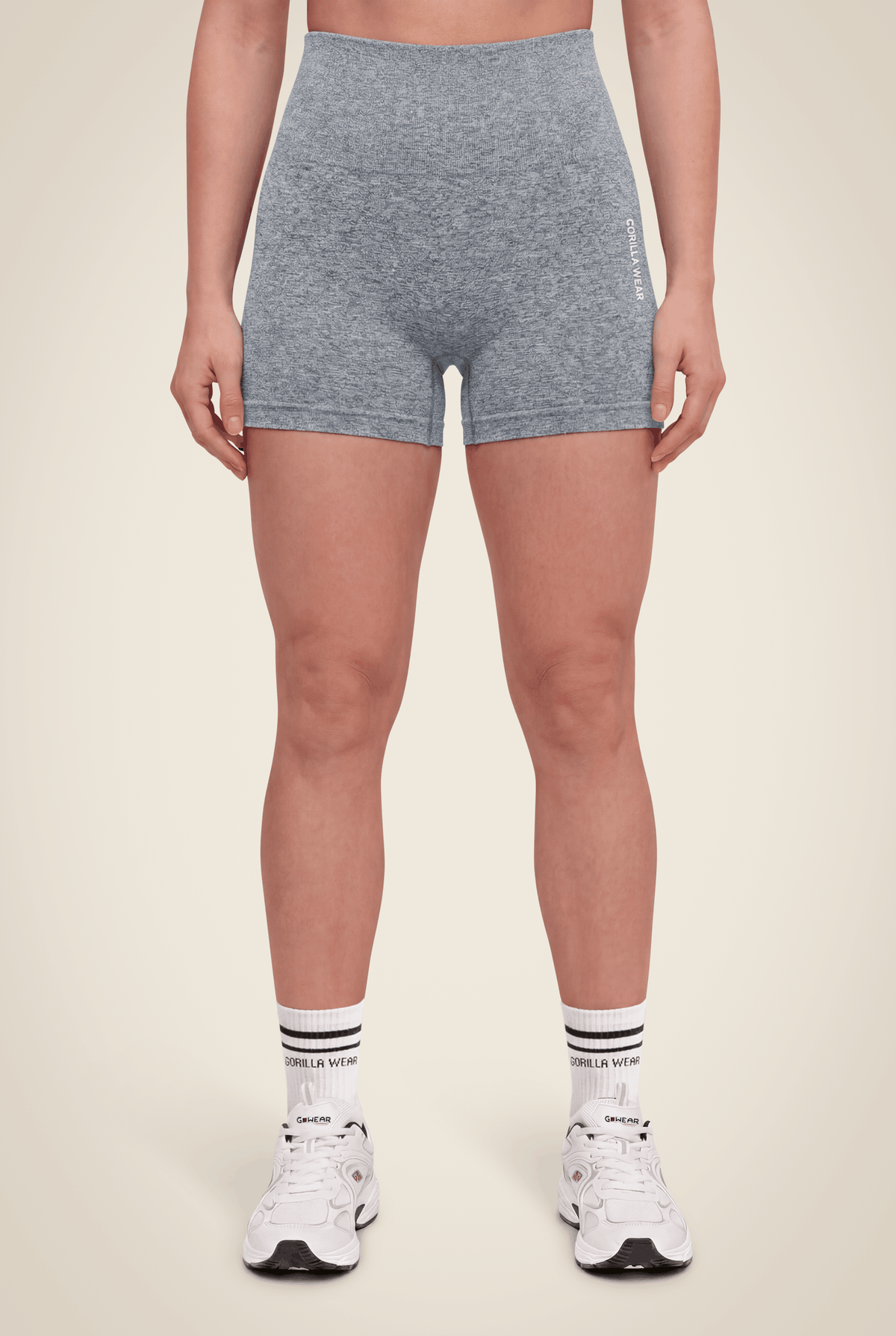 Gorilla Wear Quincy Seamless Shorts Shorts Gray Melange