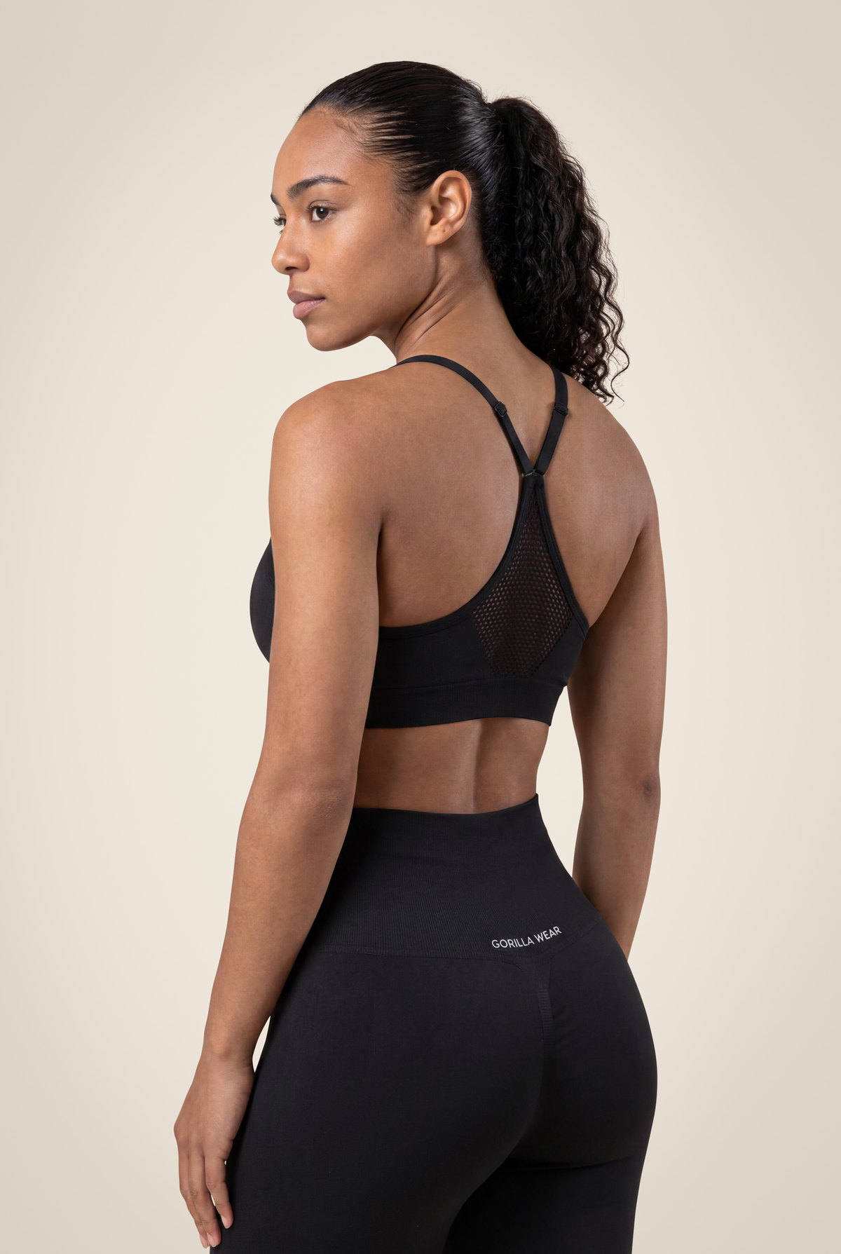 Gorilla Wear Quincy Seamless Sports Bra Sports Bra Black