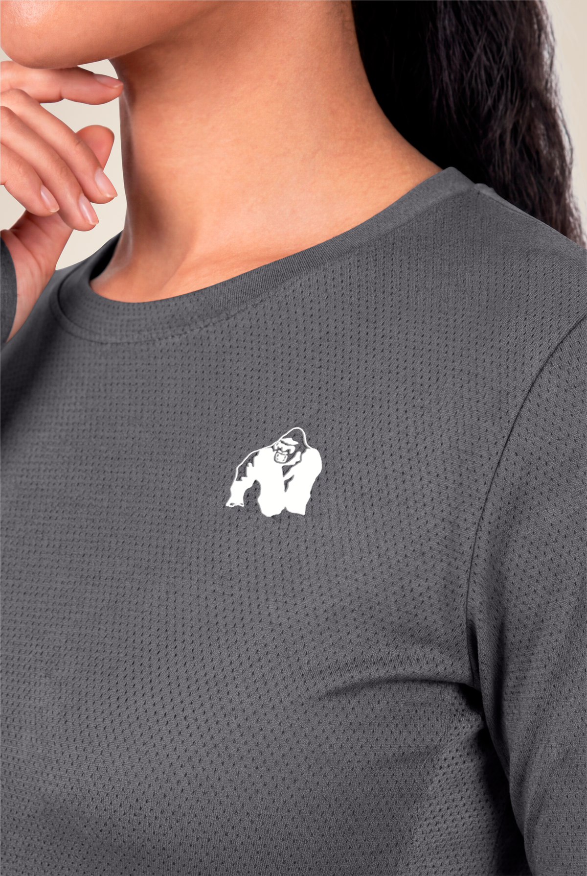 Gorilla Wear Raleigh Long Sleeve T-Shirt & Tops Gray