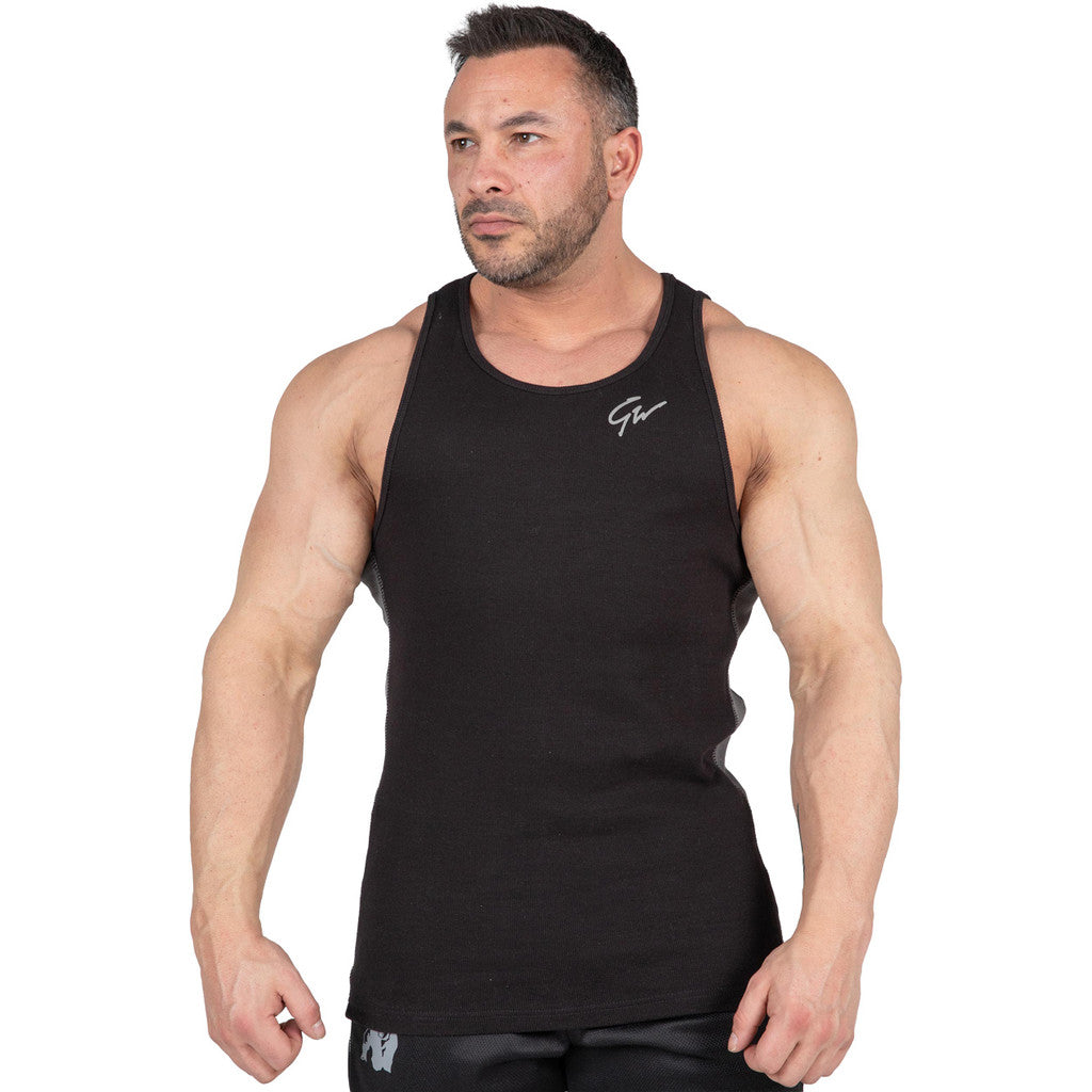 Gorilla Wear Richmond Rib Tank Top Tank Top Black/Gray