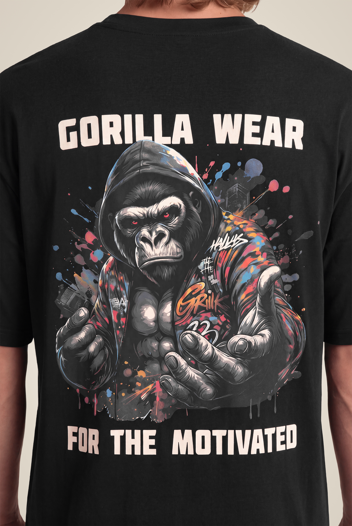 Gorilla Wear Rock Springs T-Shirt - Black - Detail View