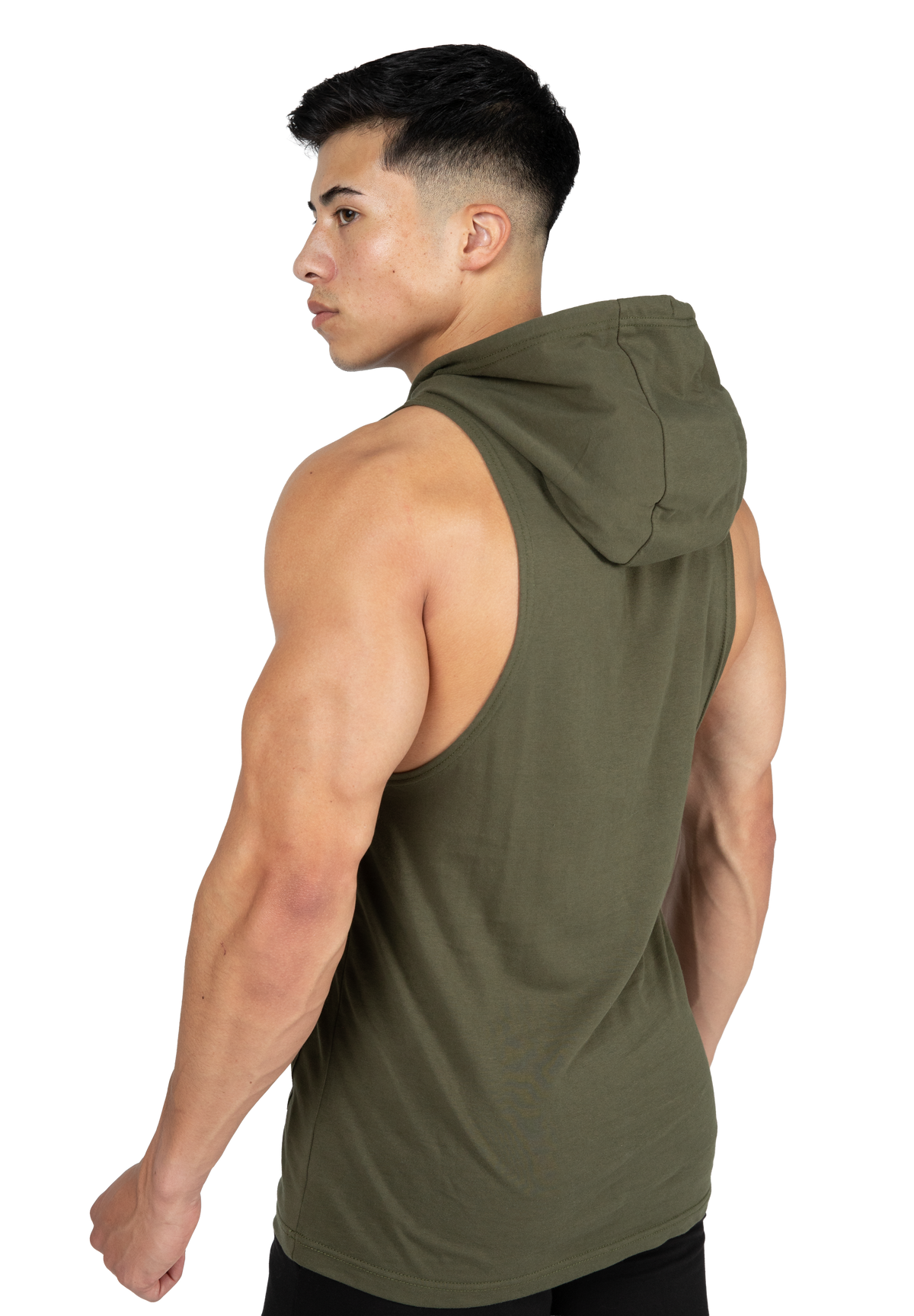 Gorilla Wear Rogers Hooded Tank Top Tank Top Army Green